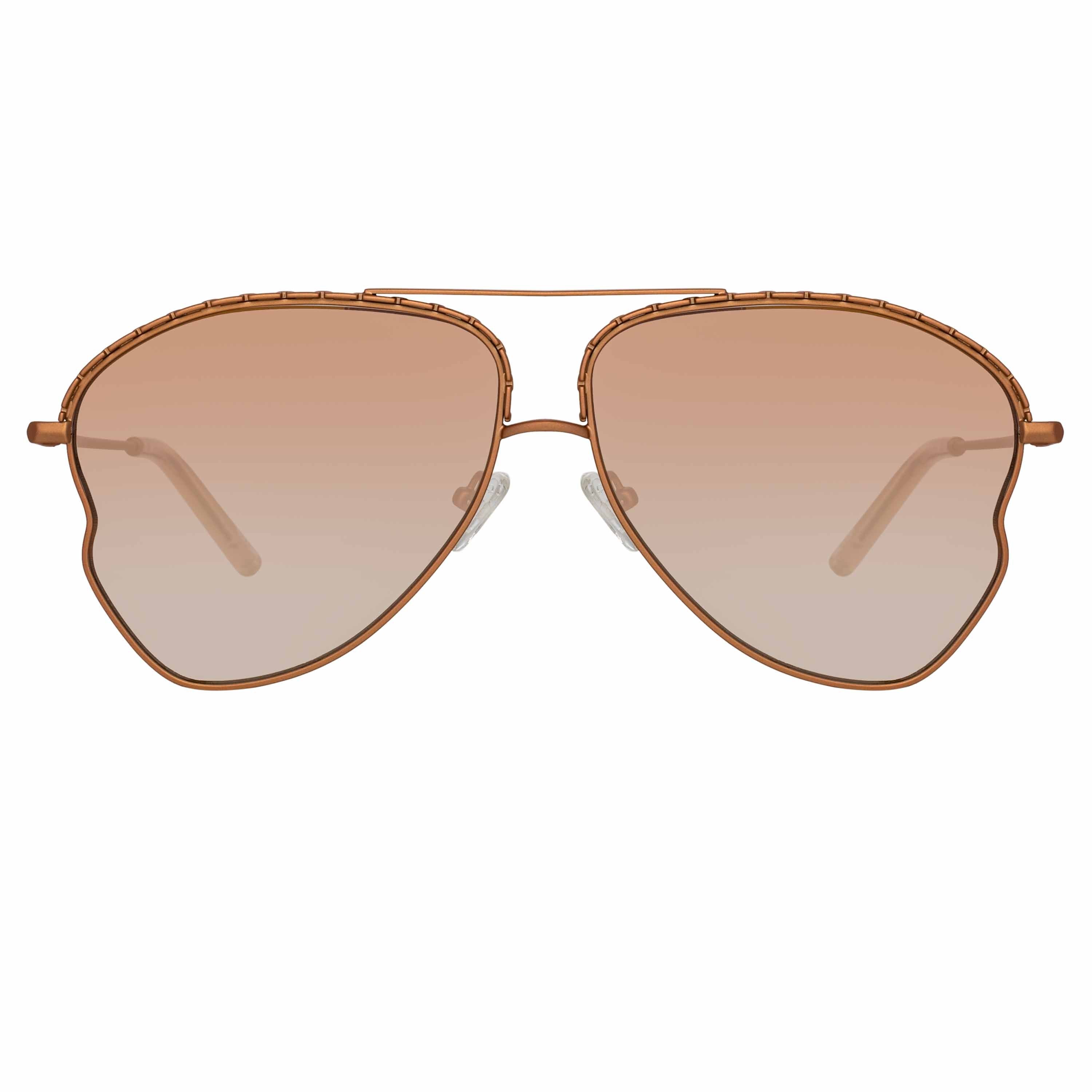 Color_MW272C8SUN - Matthew Williamson Lupin Sunglasses in Nude