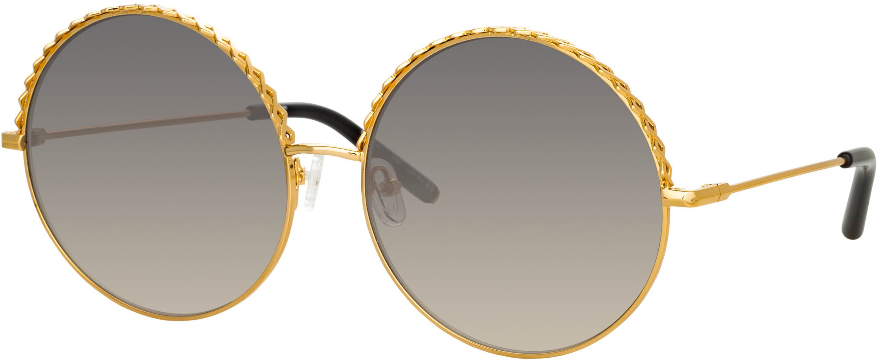 Color_MW274C1SUN - Matthew Williamson Geranium Sunglasses in Yellow Gold