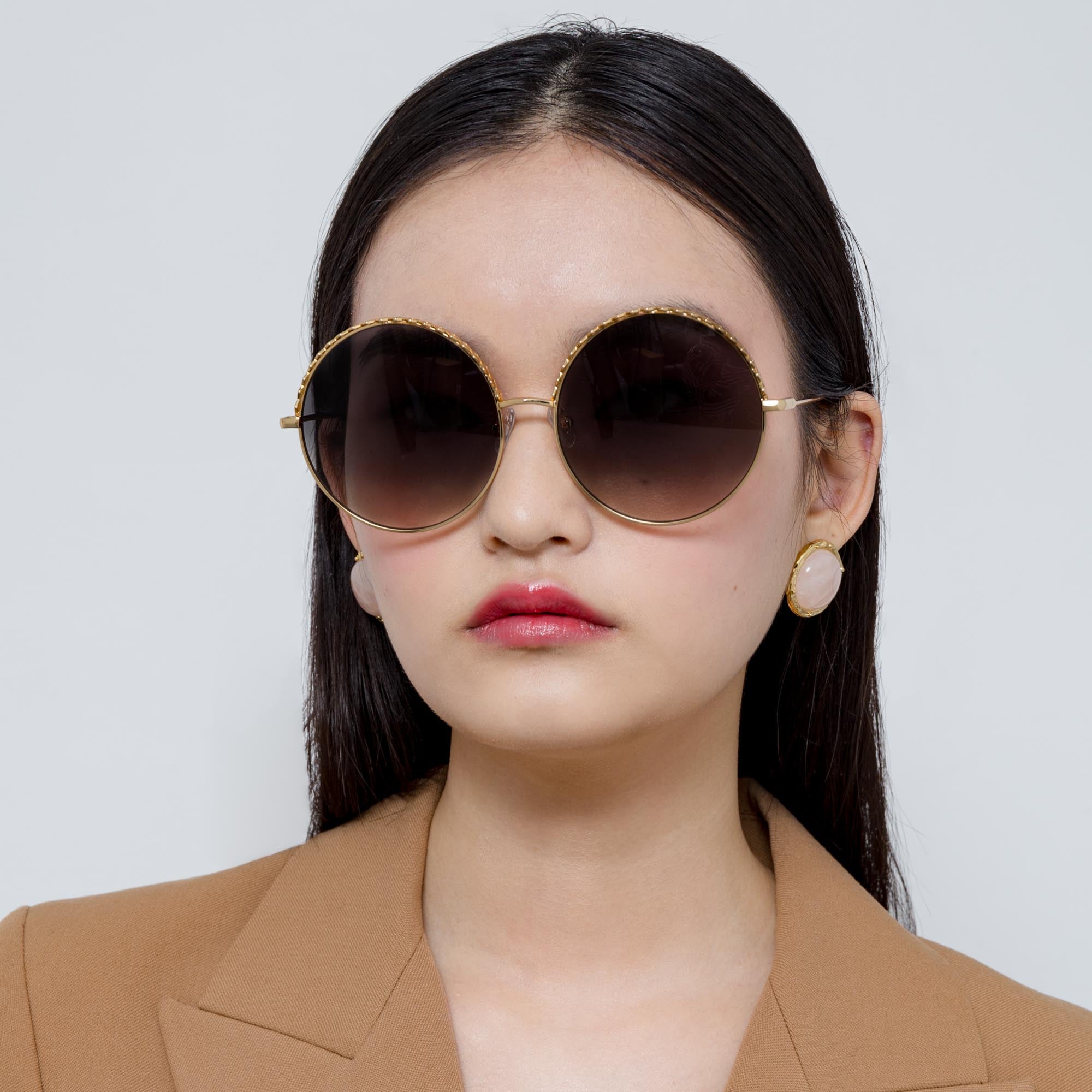 Color_MW274C1SUN - Matthew Williamson Geranium Sunglasses in Yellow Gold