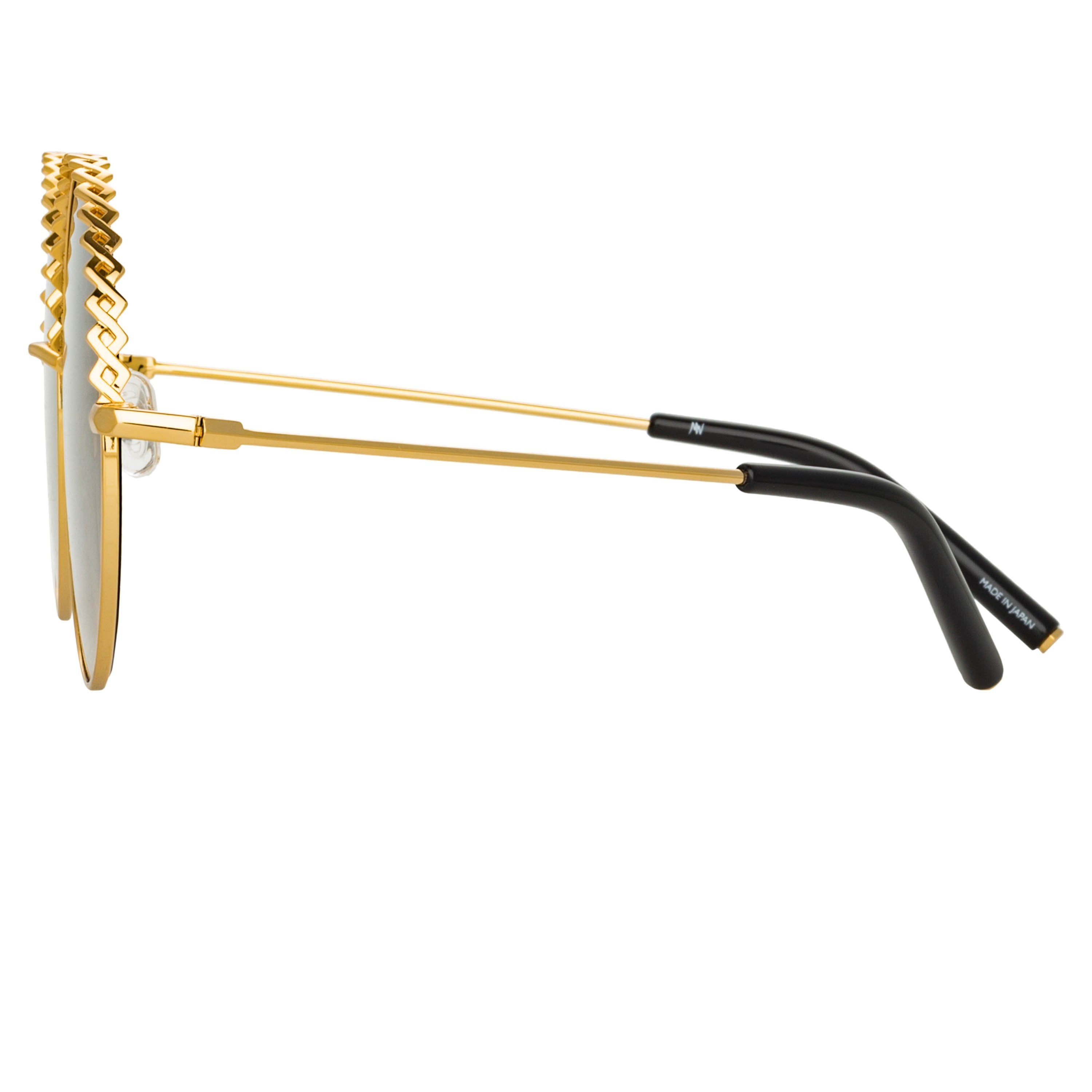 Color_MW274C1SUN - Matthew Williamson Geranium Sunglasses in Yellow Gold