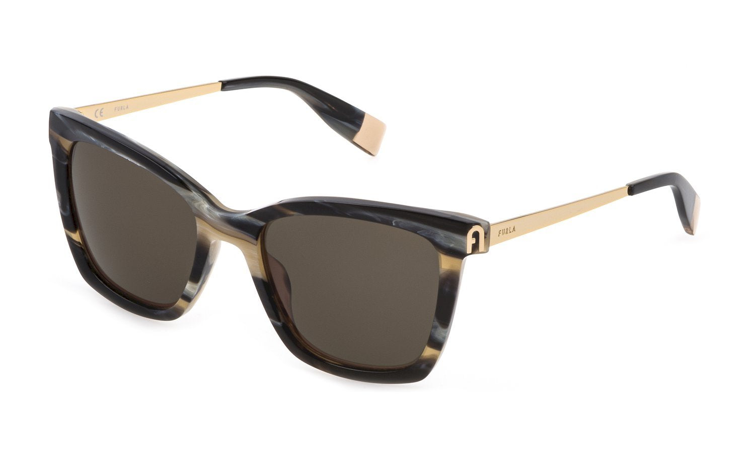 Color_09BK - Shiny Brown Horn/pearl/beige