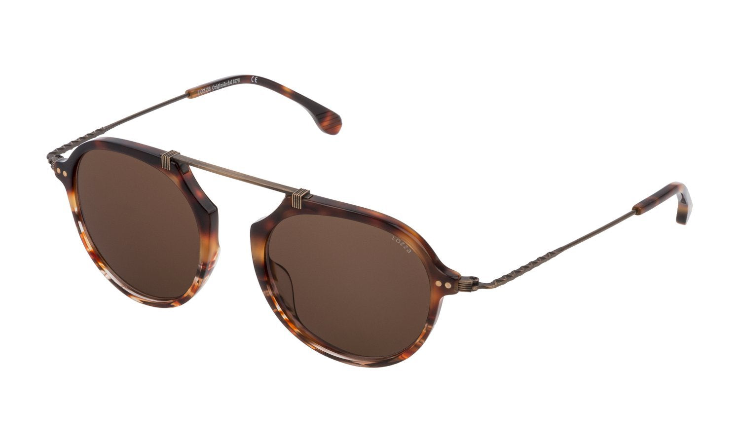 Color_07HL - Shiny Brown Striped Havana