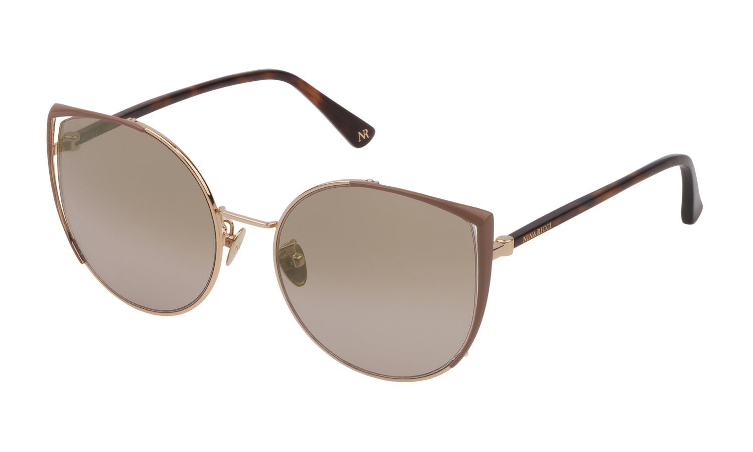 Color_367G - Shiny Rose Gold With Brown Parts