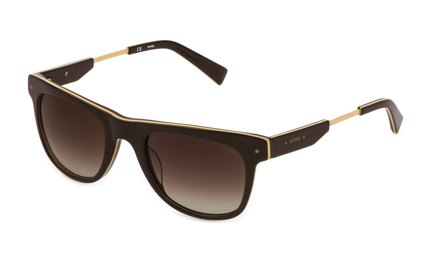 Color_0AAH - Brown Top+beige+shiny Brown