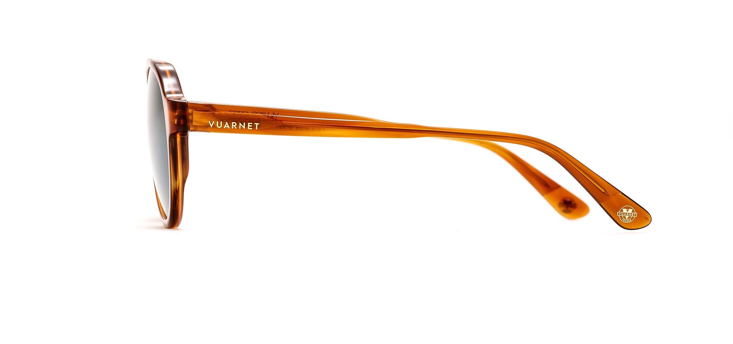 Color_VL190900021128 - DISTRICT 1909 Tortoise (honey tortoise) / Pure Grey Green Flashed