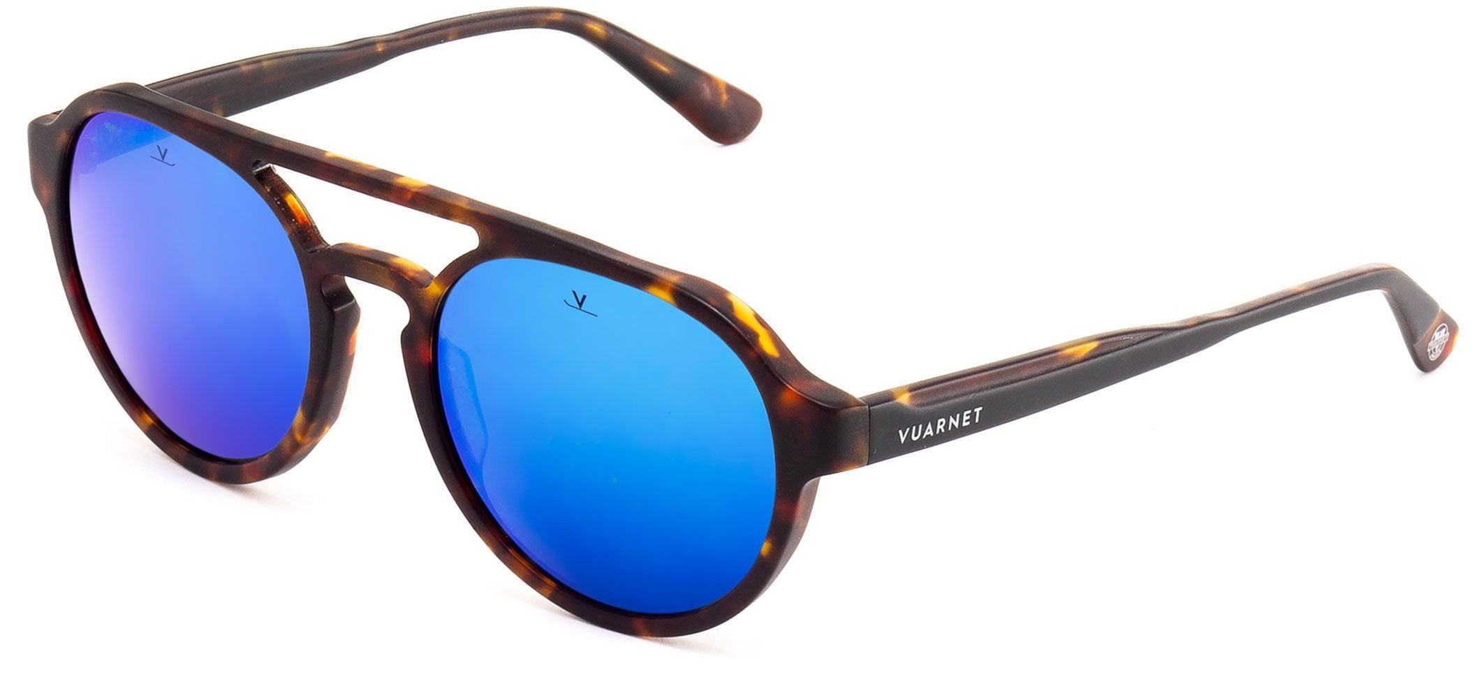Color_VL190900041126 - DISTRICT 1909 Matte Tortoise / Black (black - tortoise) / Pure Grey Blue Flash