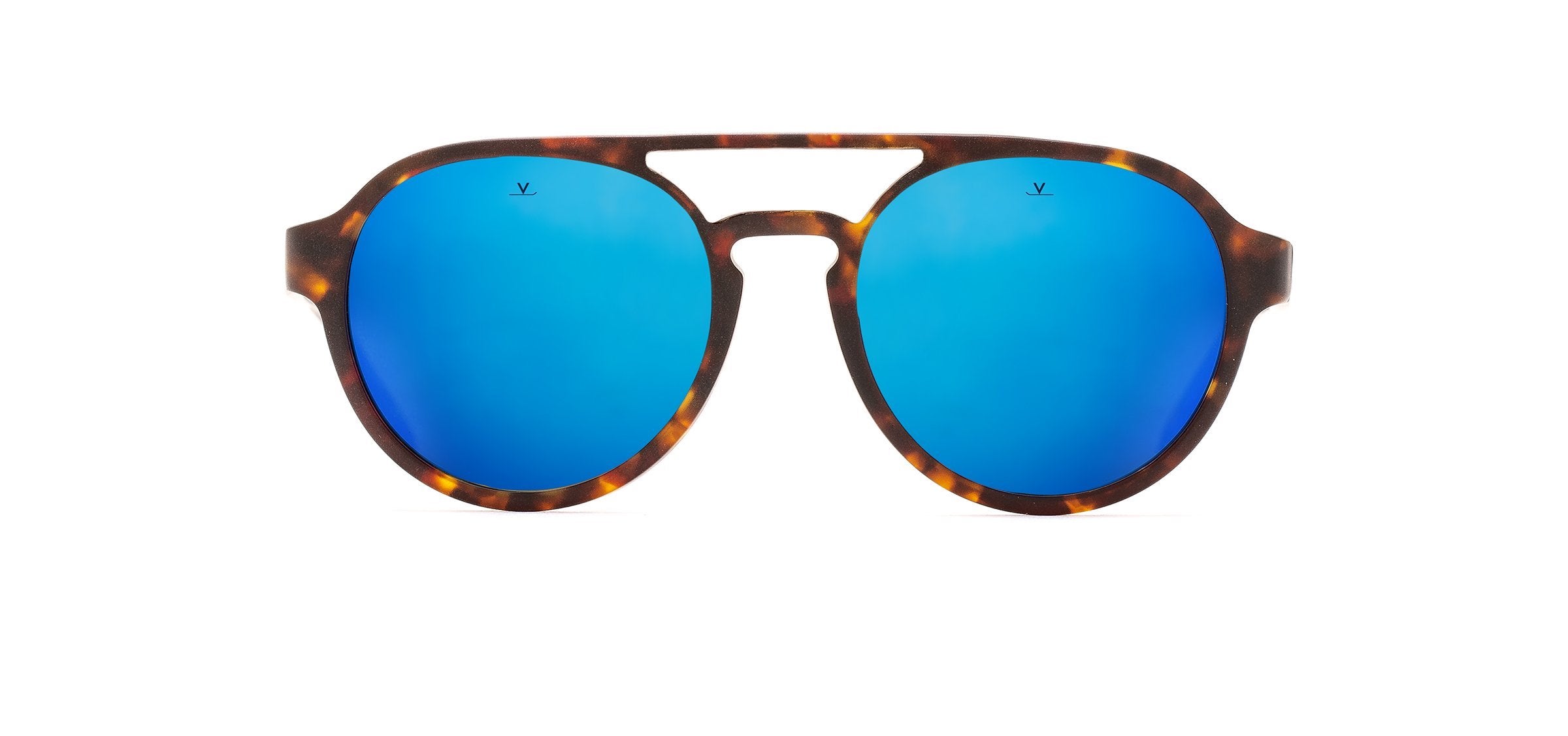 Color_VL190900041126 - DISTRICT 1909 Matte Tortoise / Black (black - tortoise) / Pure Grey Blue Flash