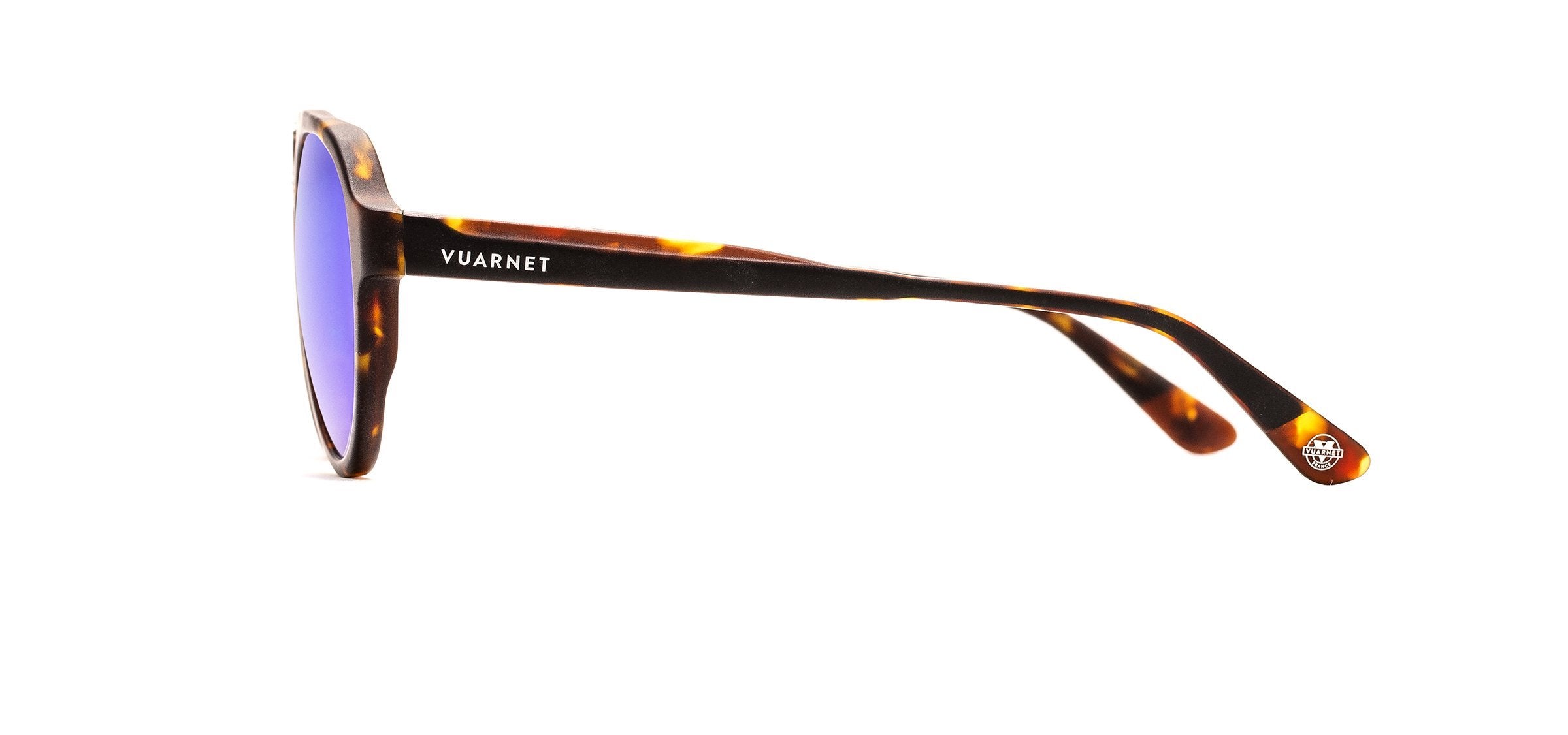 Color_VL190900041126 - DISTRICT 1909 Matte Tortoise / Black (black - tortoise) / Pure Grey Blue Flash