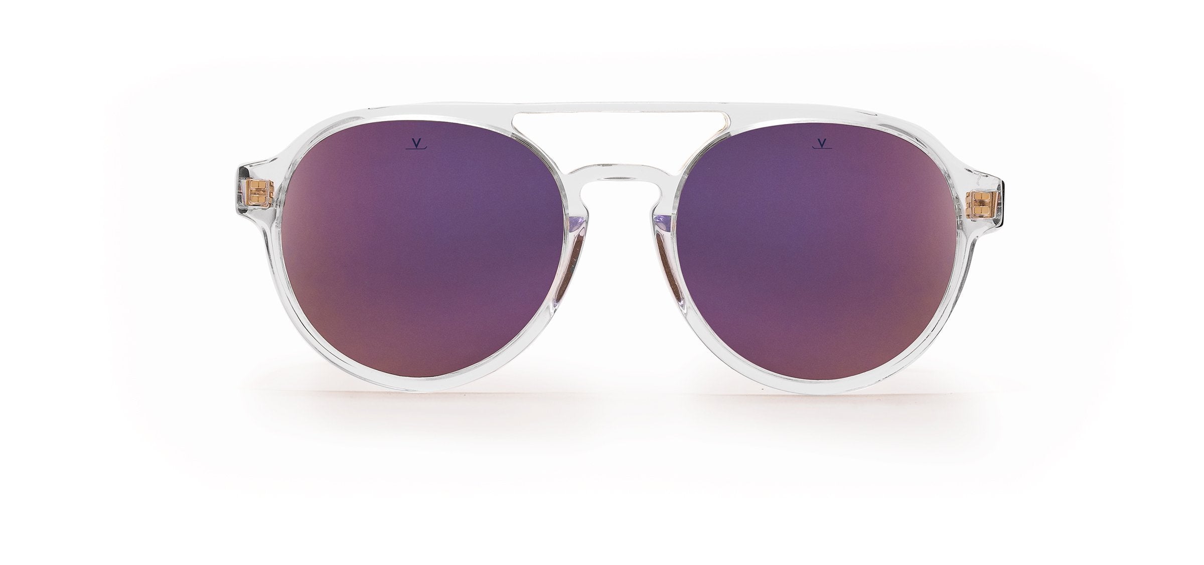 Color_VL190900052130 - DISTRICT 1909 Crystal / Tortoise (tortoise - crystal) / Pure Brown Purple Flash
