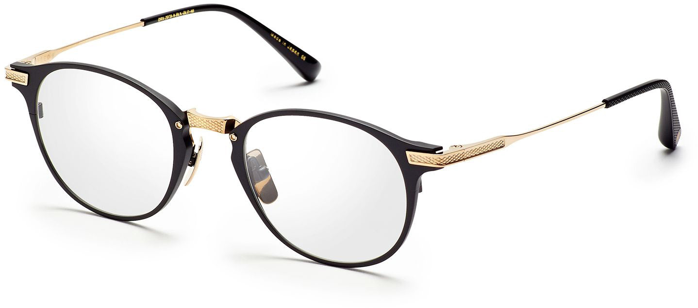 Color_DRX-2078-A-BLK-GLD-48 - BLACK/WHITE GOLD - CLEAR