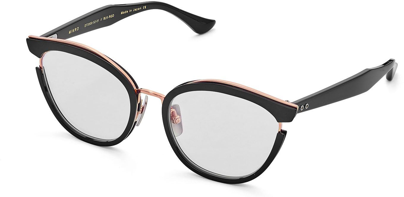 Color_DTX500-52-01 - BLACK/ROSE GOLD - CLEAR