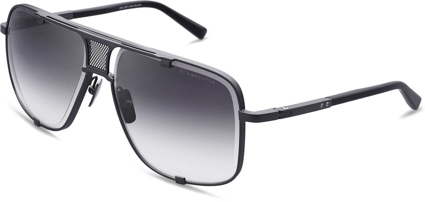 Color_DRX-2087-H-BLK-BLK-64 - Black Iron / Dark Grey To Clear Gradient