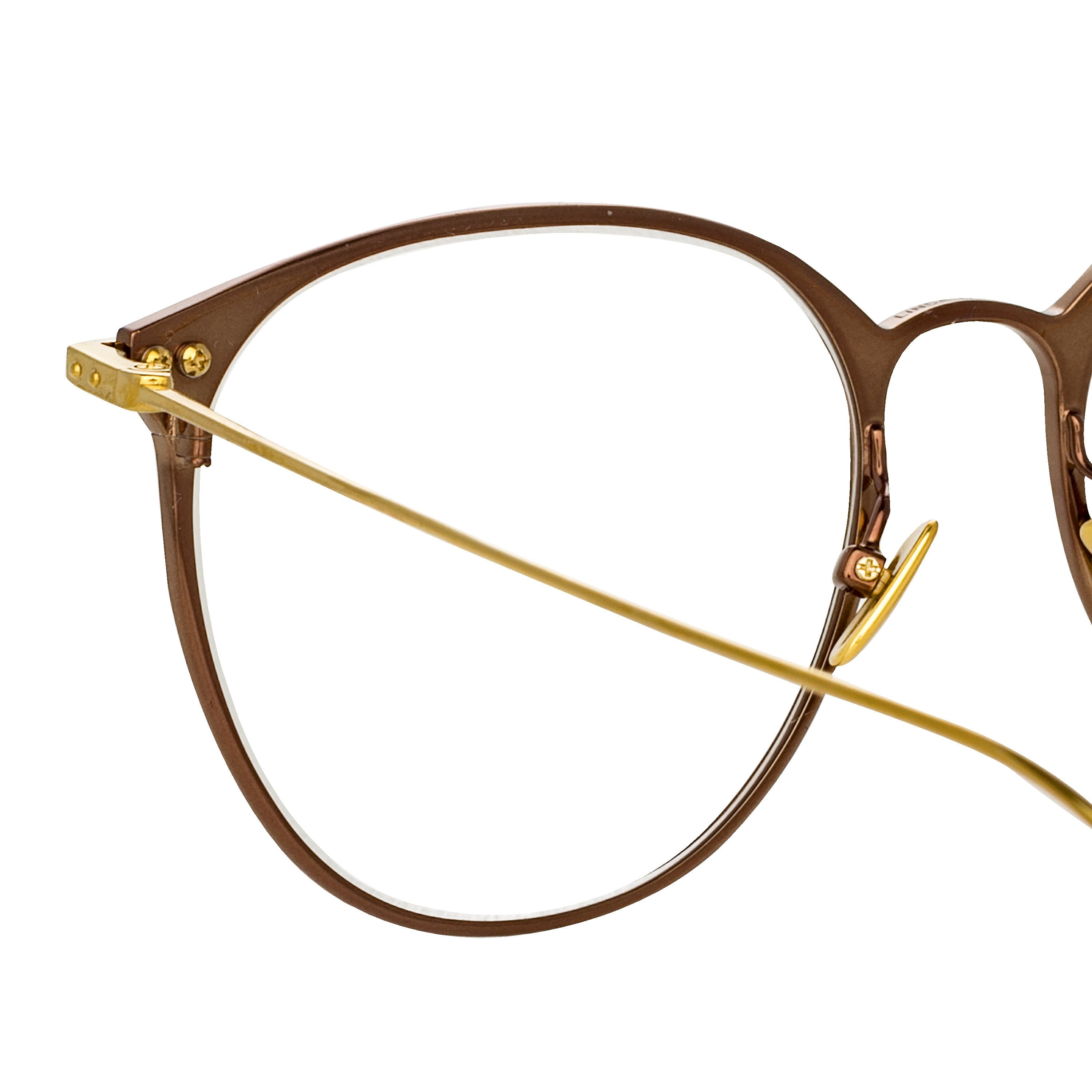 Color_LF45C3OPT - Sophia Oval Optical frame in Brown