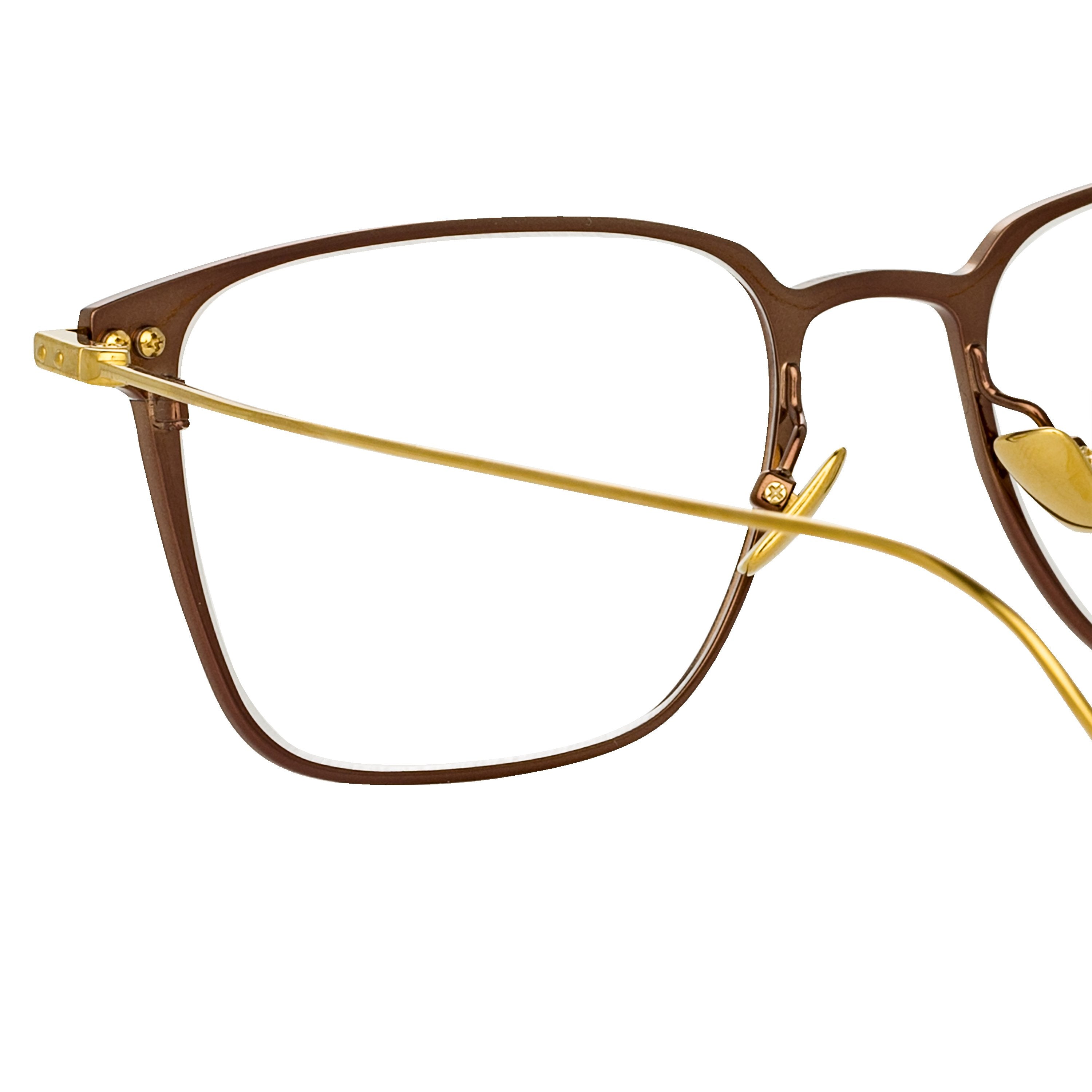 Color_LF46C3OPT - Willis Rectangular Optical Frame in Brown