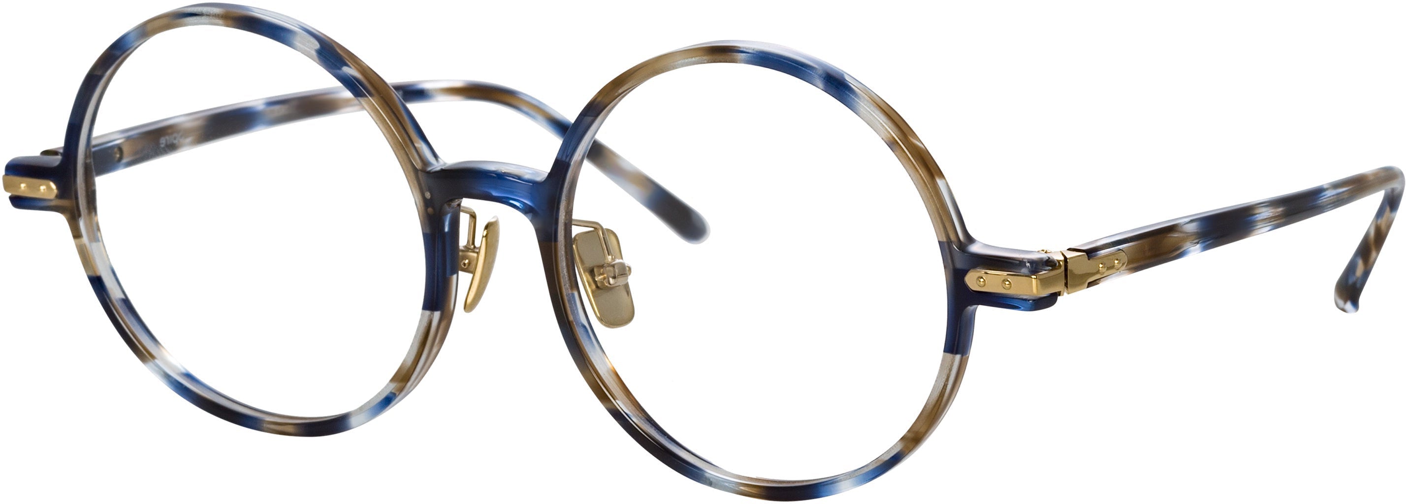 Color_LF62AC3OPT - Spire A Round Optical Frame in Blue Tortoiseshell