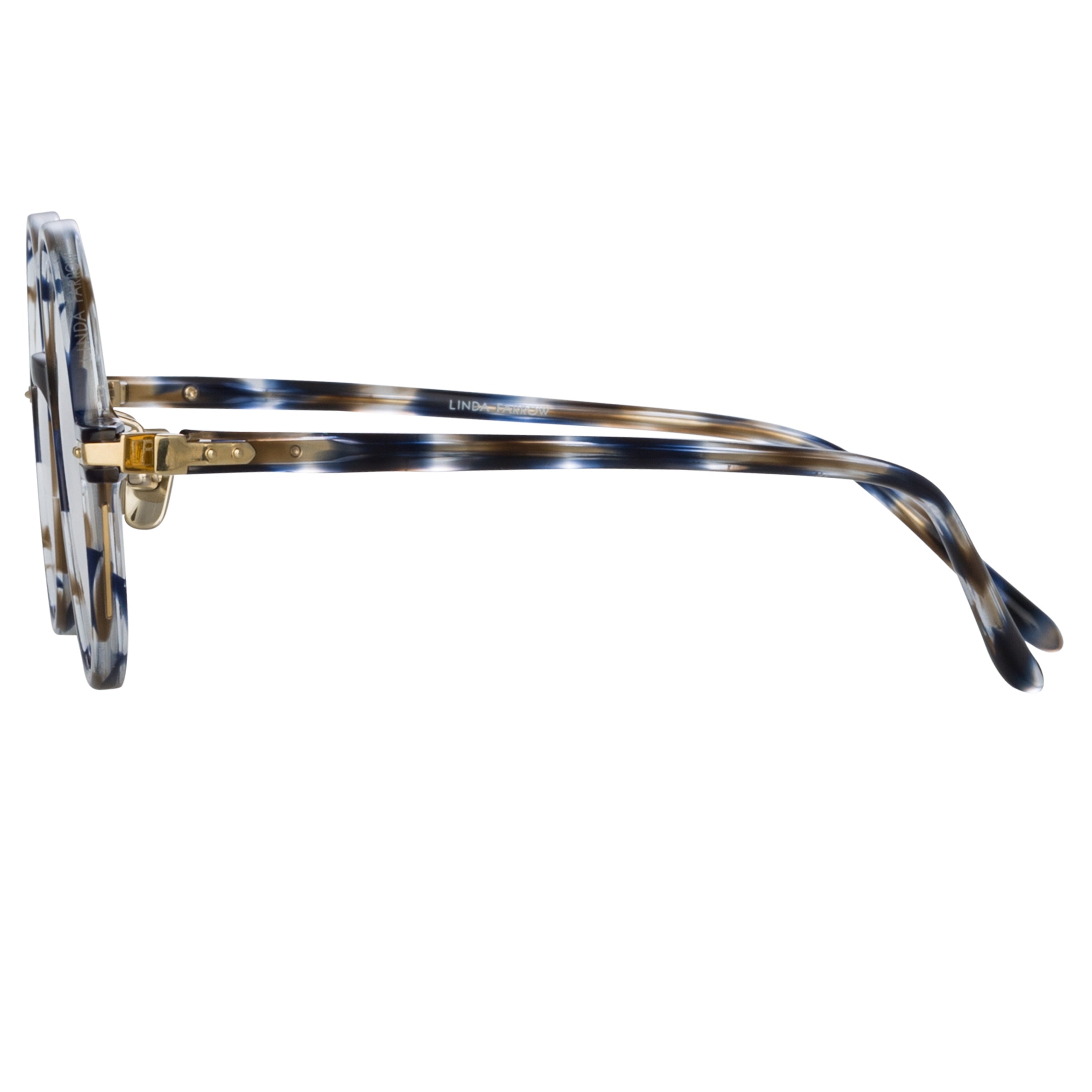 Color_LF62AC3OPT - Spire A Round Optical Frame in Blue Tortoiseshell