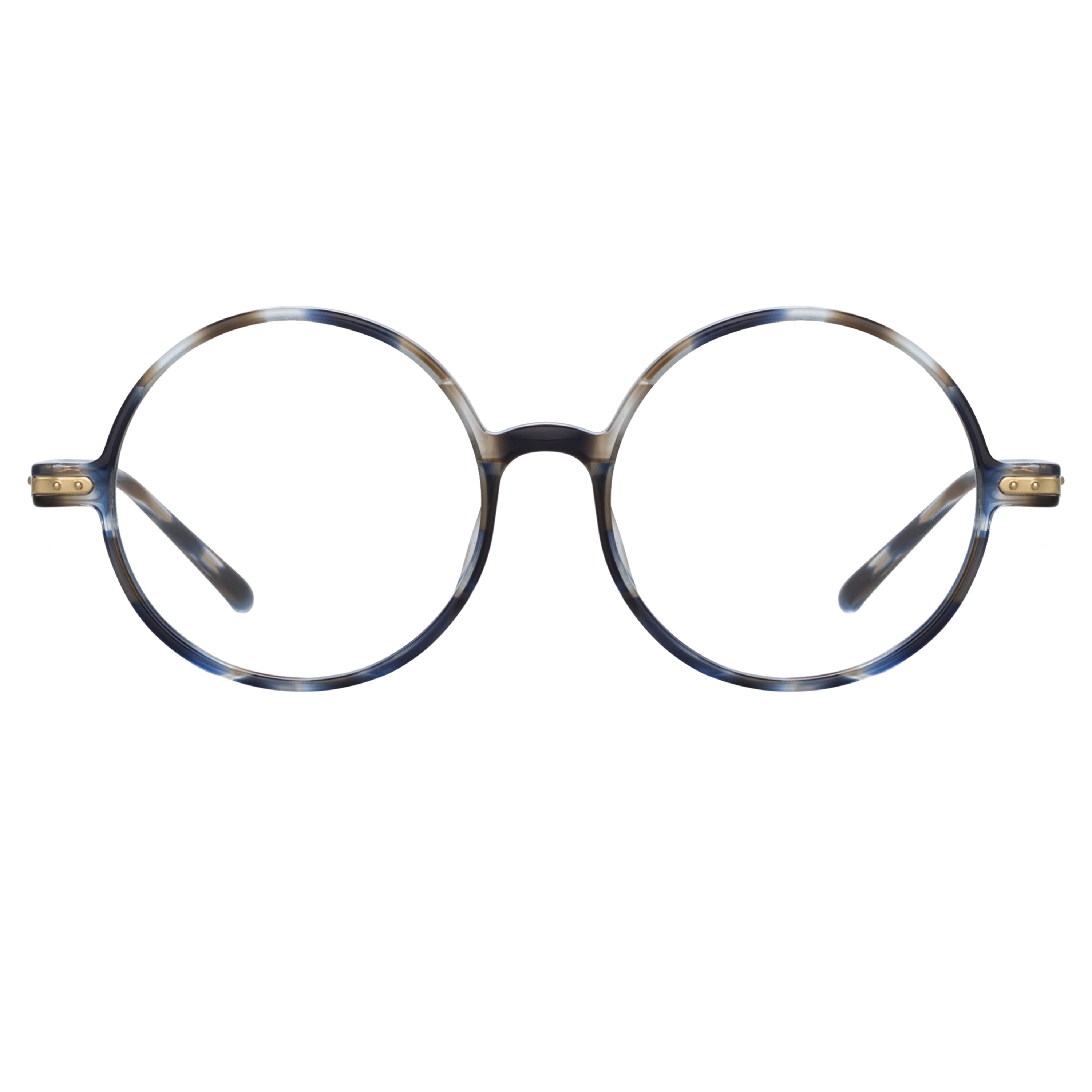 Color_LF62C3OPT - Spire Round Optical Frame in Blue Tortoiseshell