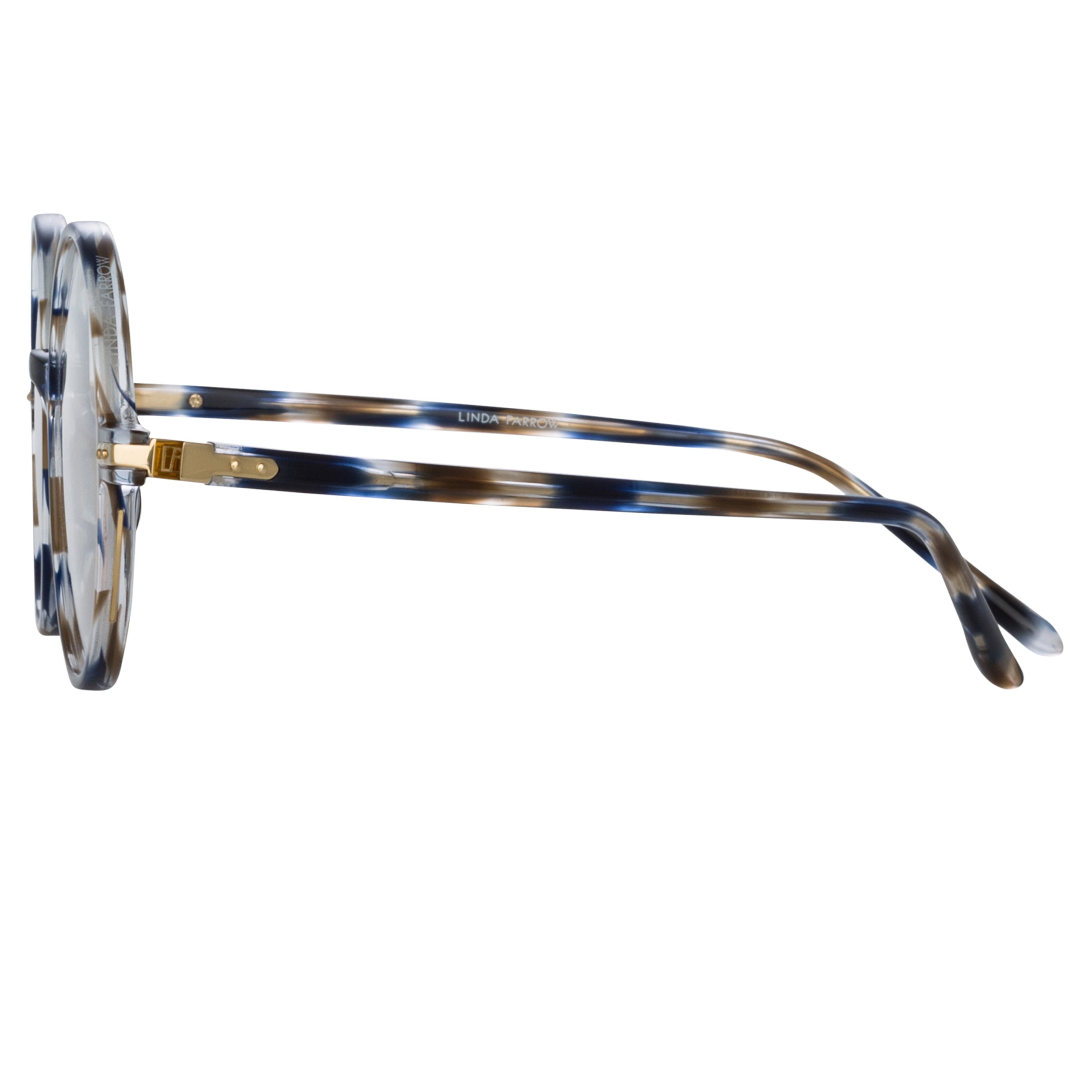 Color_LF62C3OPT - Spire Round Optical Frame in Blue Tortoiseshell