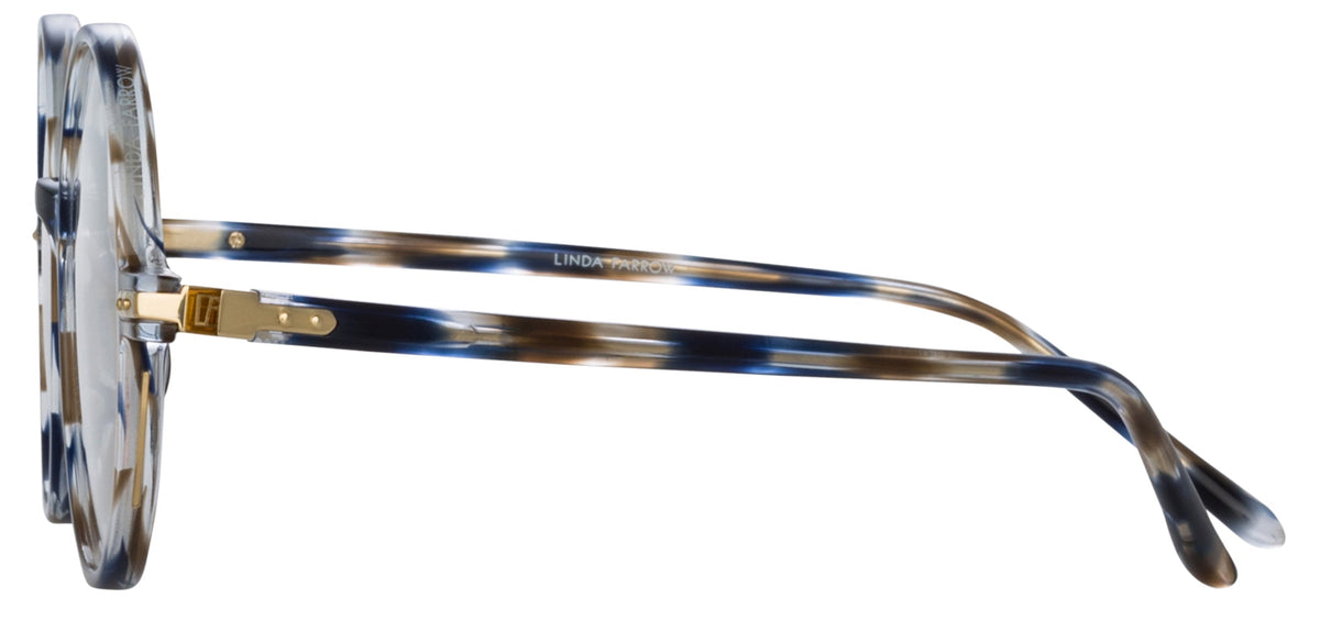 Color_LF62C3OPT - Spire Round Optical Frame in Blue Tortoiseshell