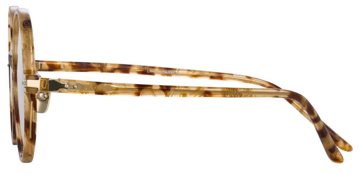 Color_LF62C4OPT - Spire Round Optical Frame in Tobacco Tortoiseshell