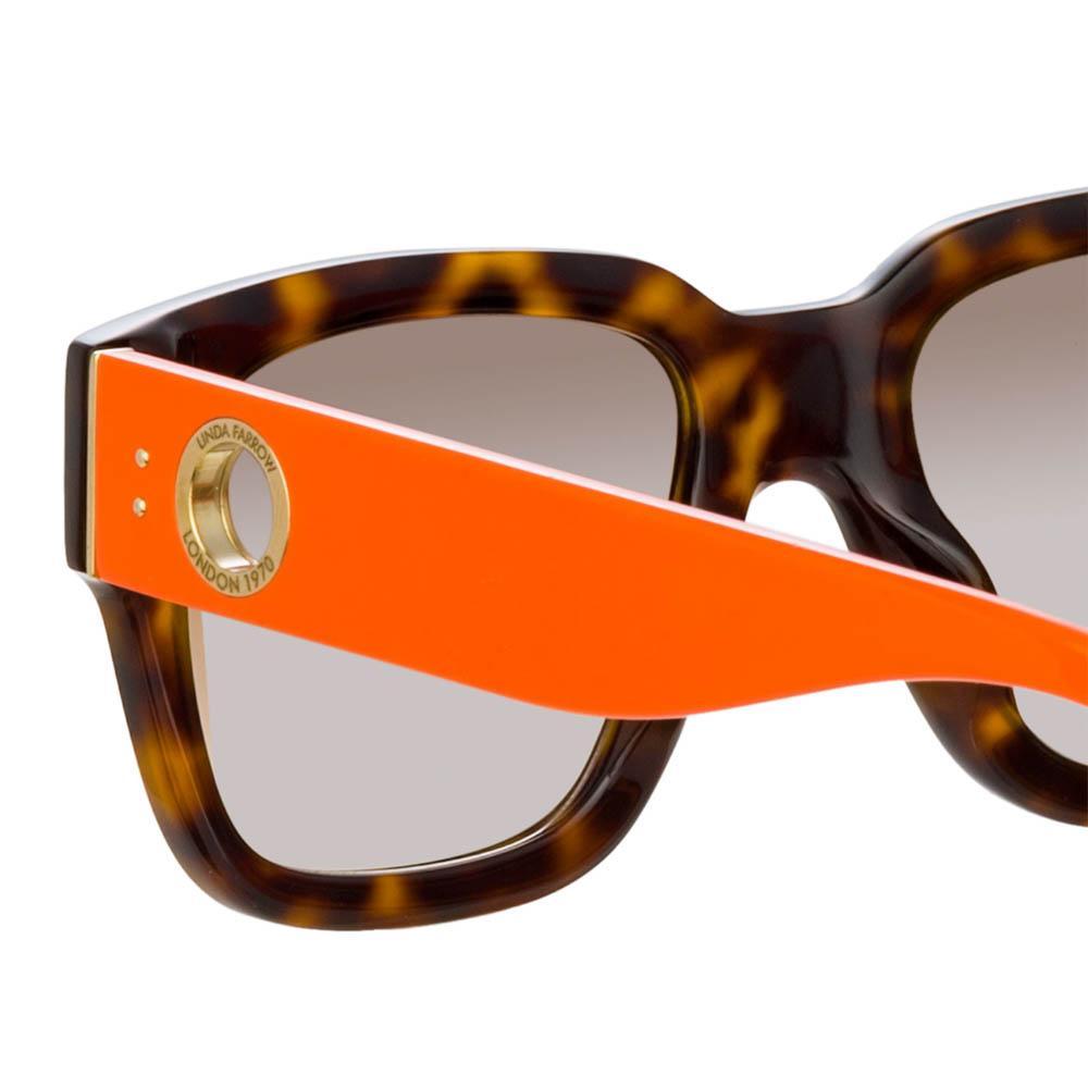 Color_LFL1001C3SUN - Amber D-Frame Sunglasses in Tortoiseshell