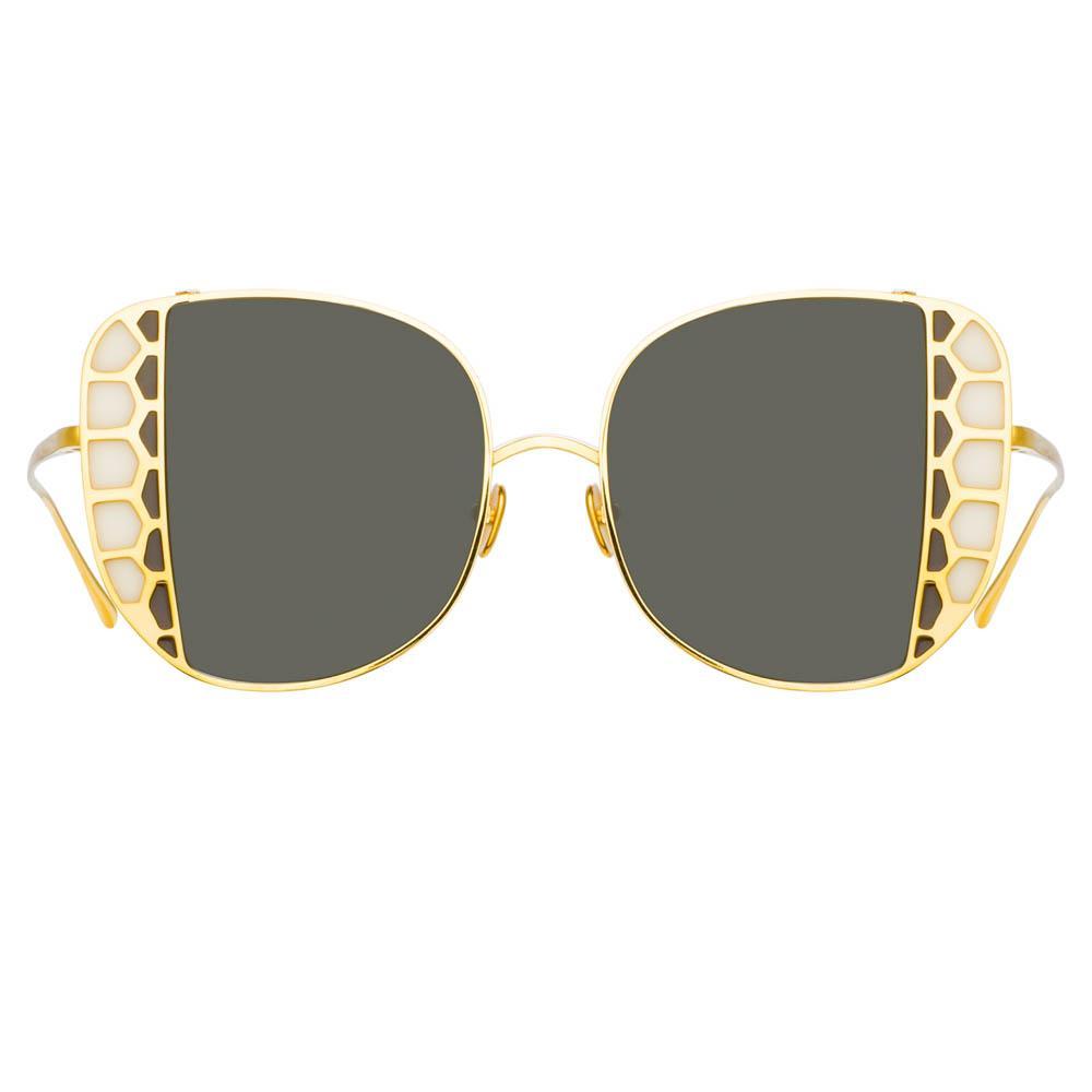 Color_LFL1003C2SUN - Amelia Oversized Sunglasses in Yellow Gold