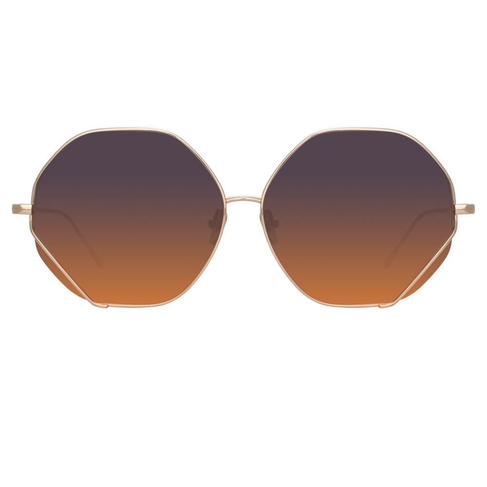 Color_LFL1010C2SUN - Fawcet Hexagon Sunglasses in Yellow Gold