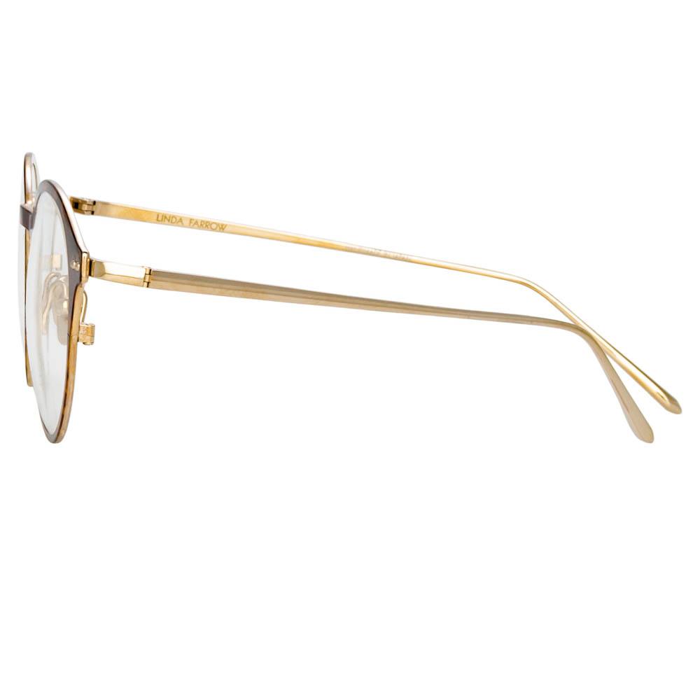 Color_LFL1017C3OPT - Lee Oval Optical Frame in Tortoiseshell