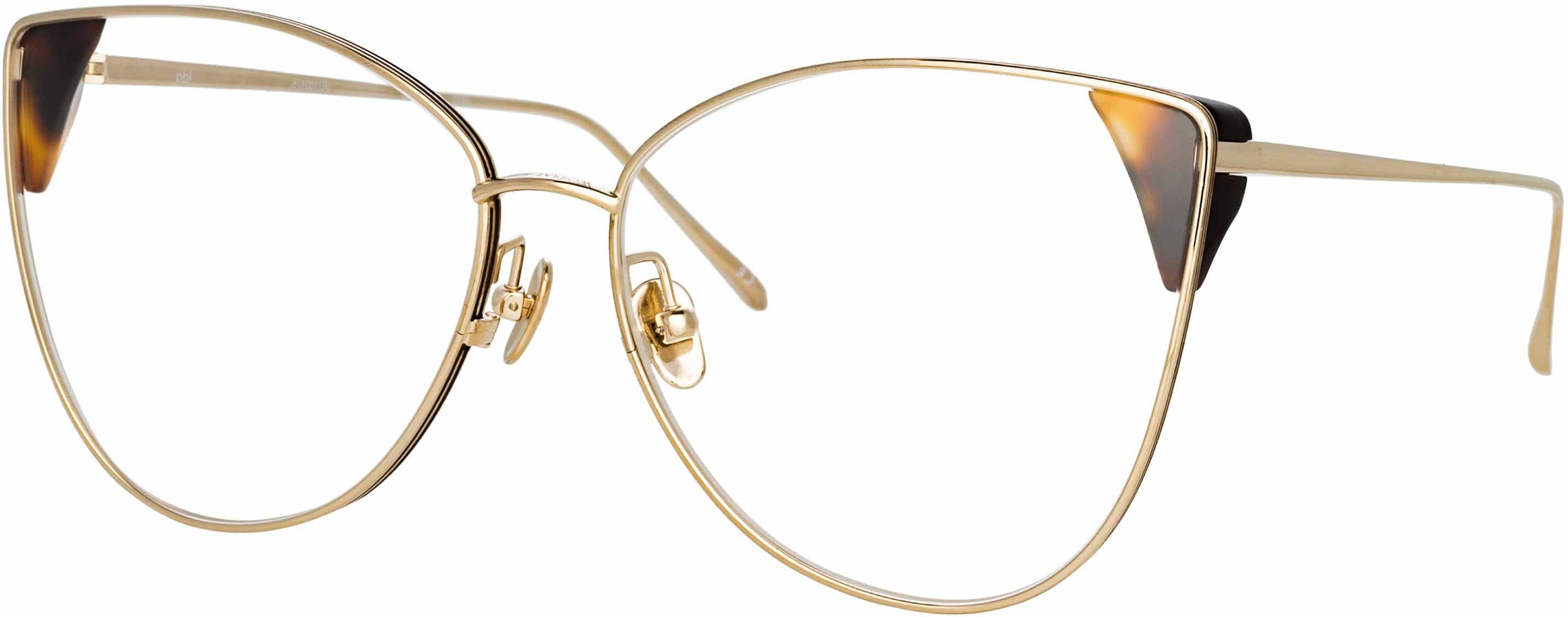 Color_LFL1028C6OPT - Ida Cat Eye Optical Frame in Light Gold