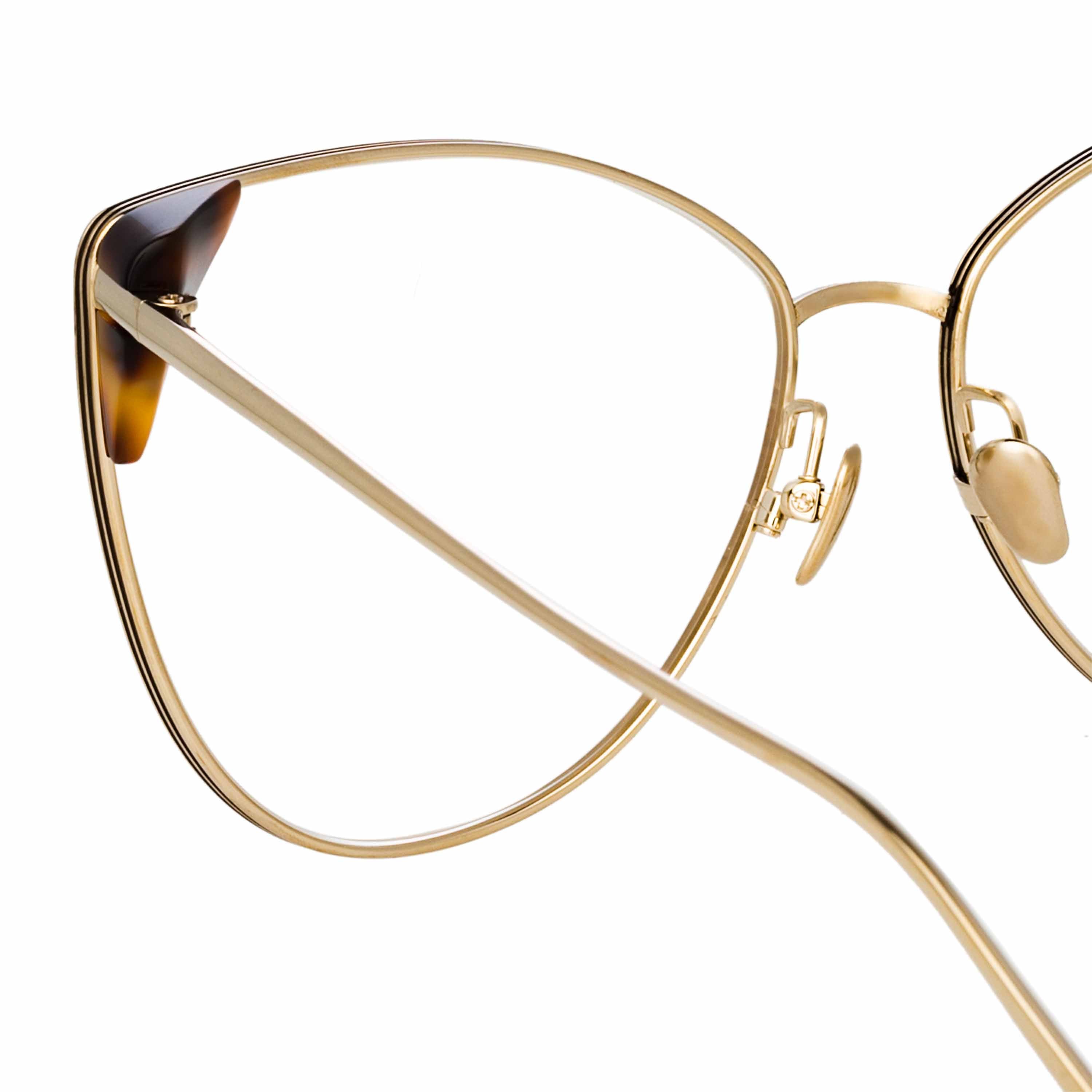 Color_LFL1028C6OPT - Ida Cat Eye Optical Frame in Light Gold