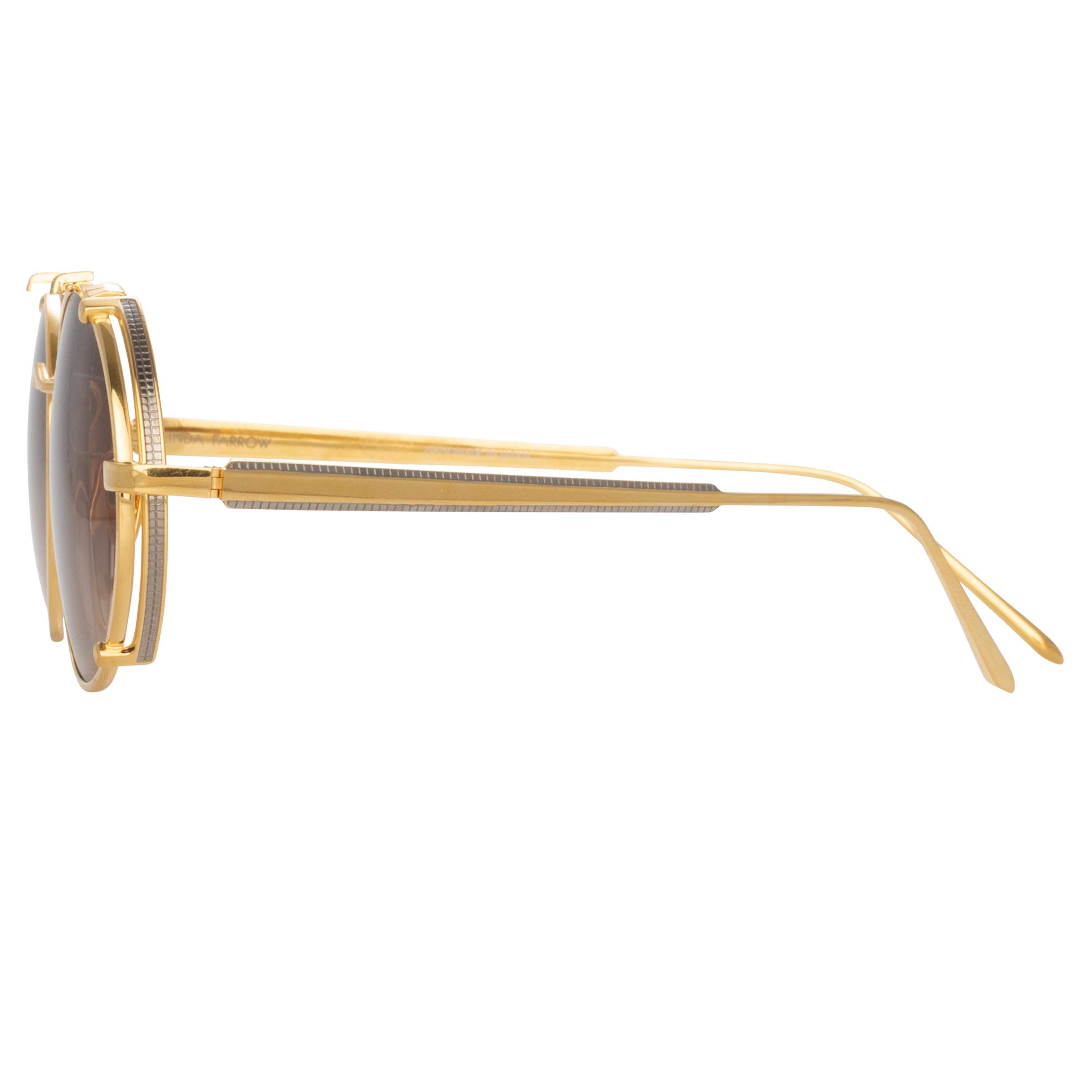 Color_LFL1038C1SUN - Jimi Oval Sunglasses in Yellow Gold