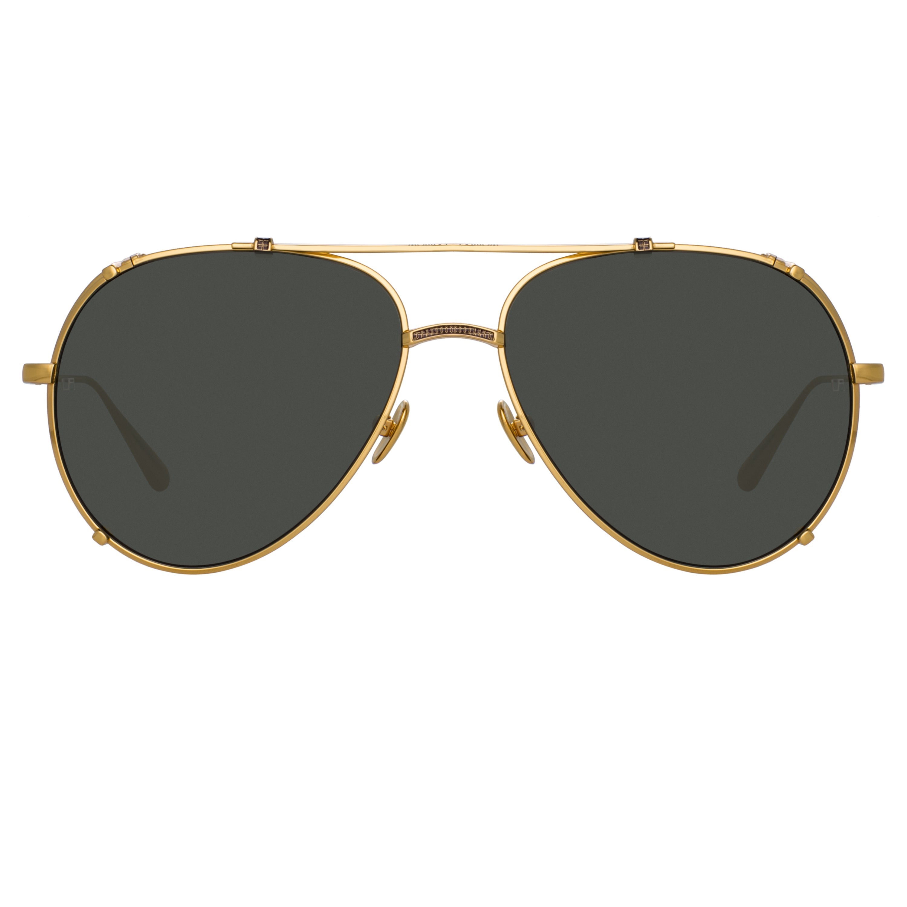 Color_LFL1039C9SUN - Newman Aviator Sunglasses in Yellow Gold
