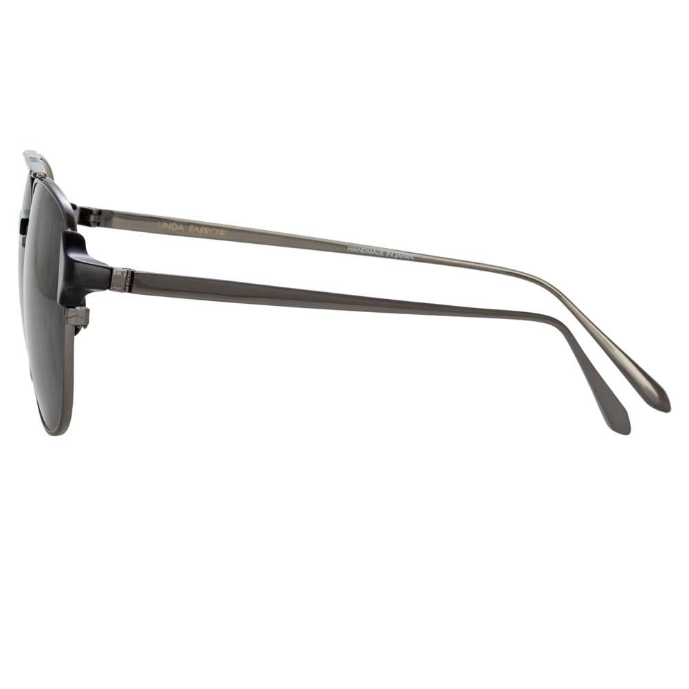 Color_LFL1042C3SUN - Reed Square Sunglasses in Nickel