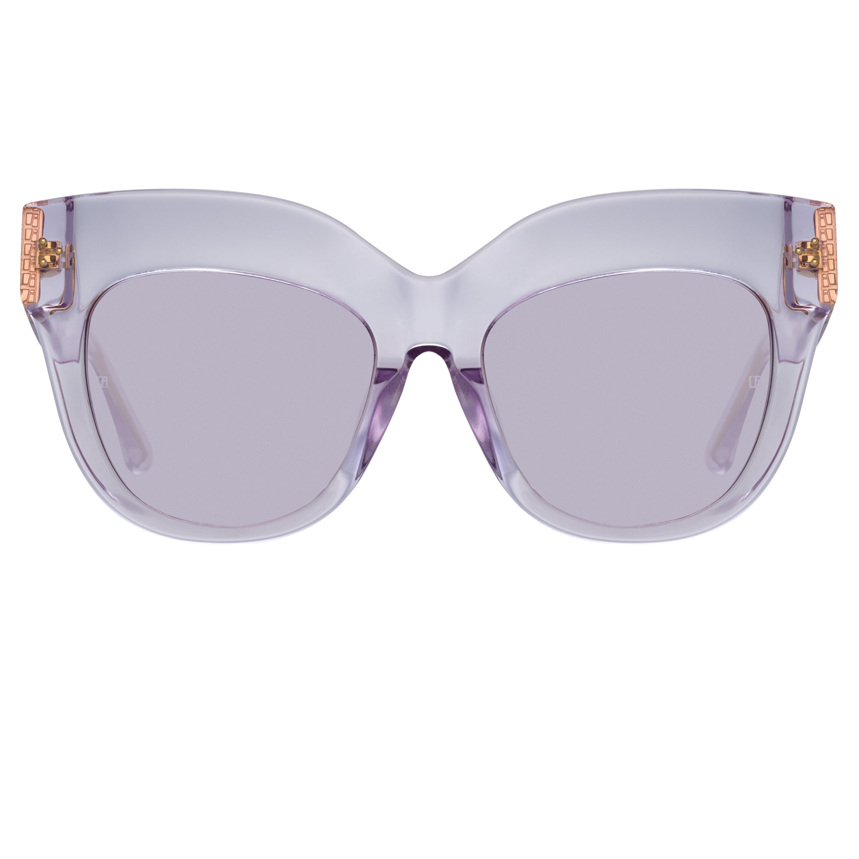 Color_LFL1049C13SUN - Dunaway Oversized Sunglasses in Lilac