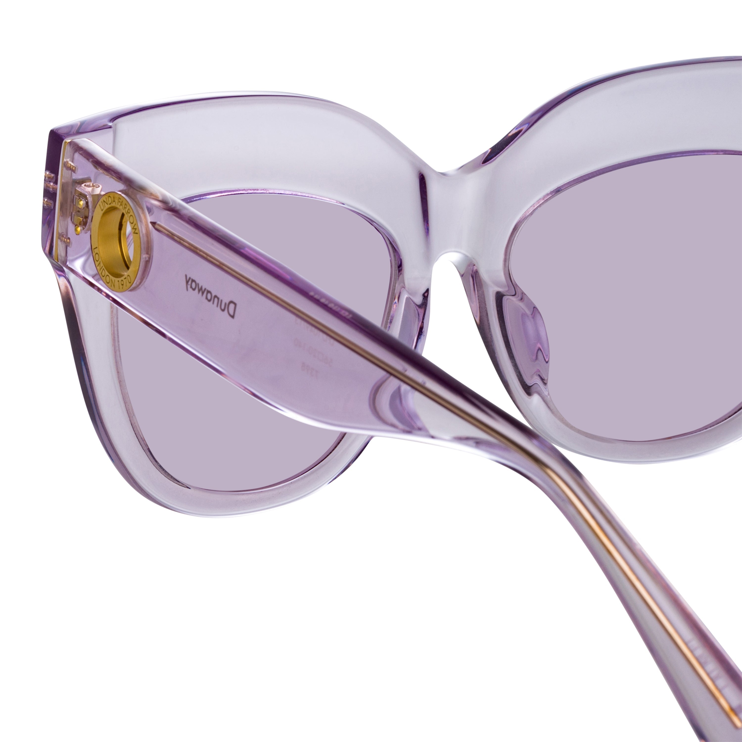 Color_LFL1049C13SUN - Dunaway Oversized Sunglasses in Lilac