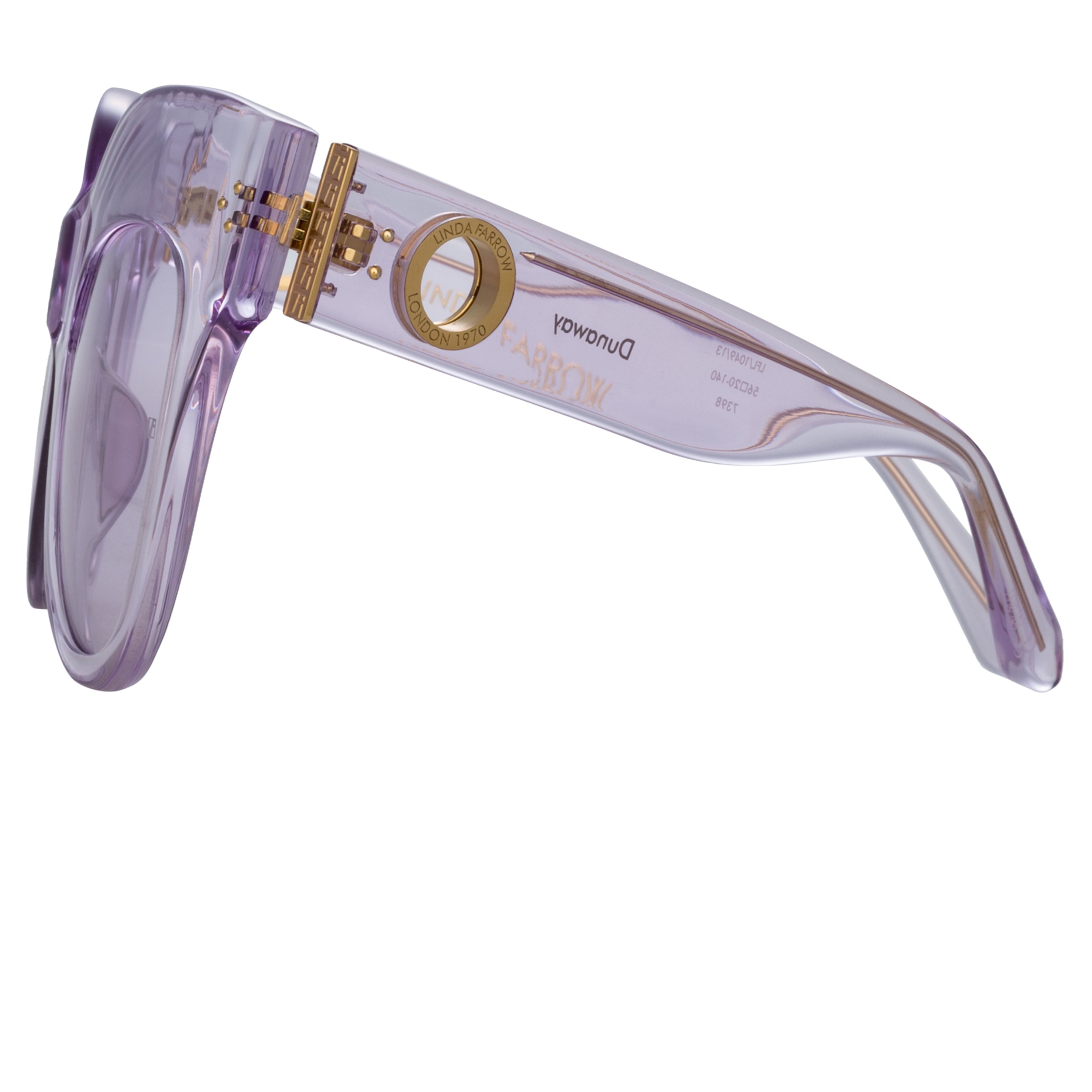 Color_LFL1049C13SUN - Dunaway Oversized Sunglasses in Lilac