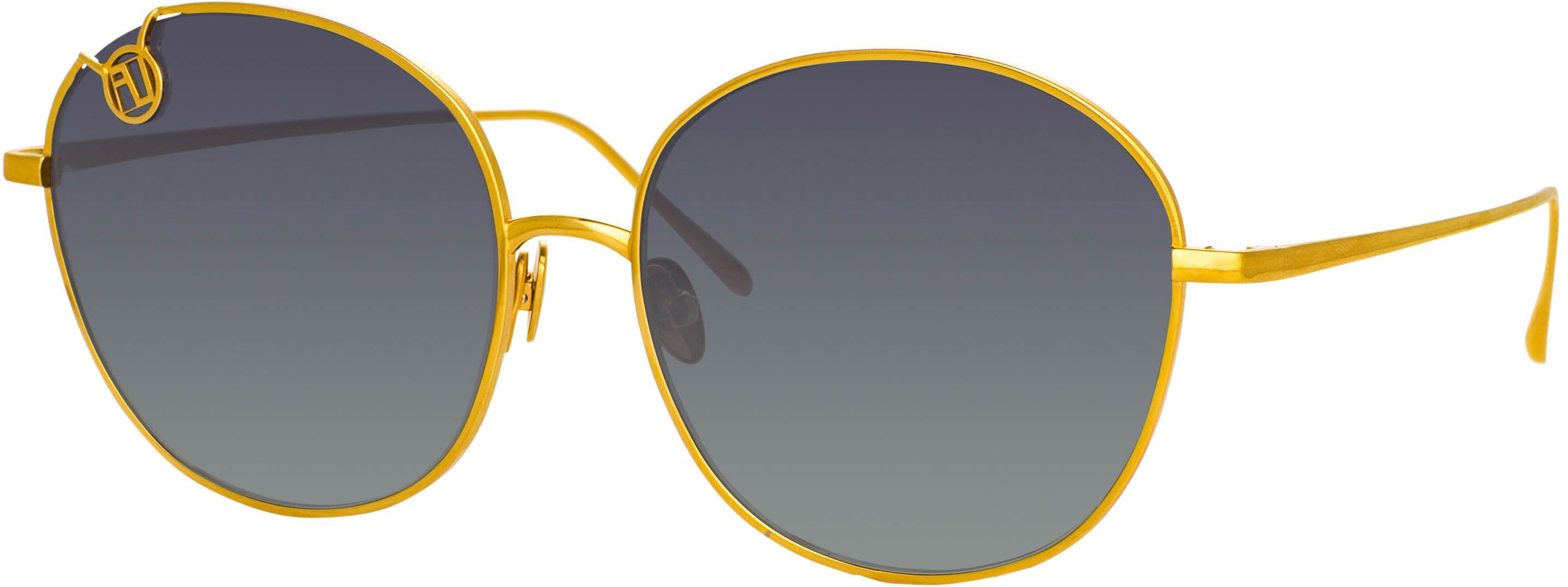 Color_LFL1054C1SUN - Hannah Cat Eye Sunglasses in Yellow Gold and Grey