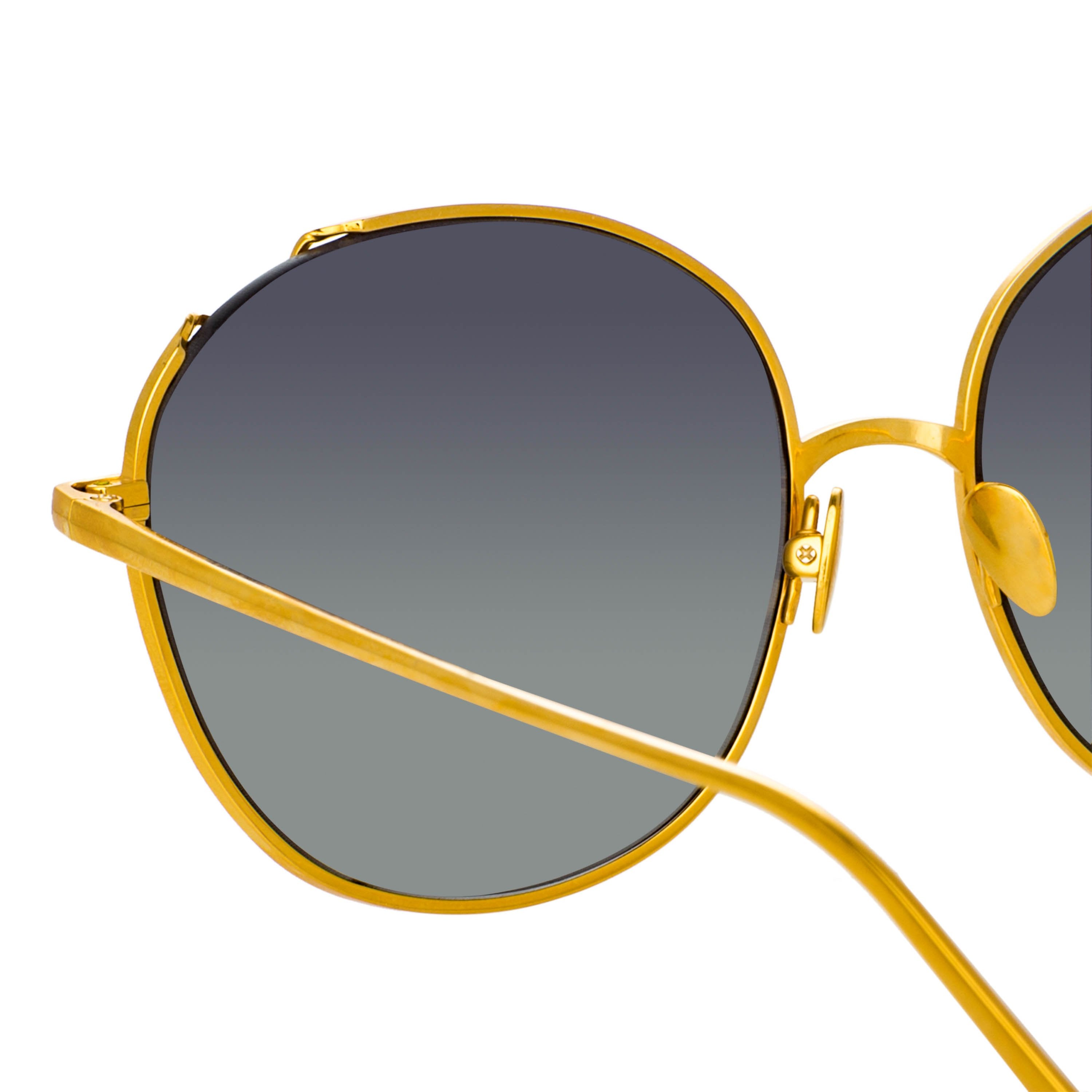 Color_LFL1054C1SUN - Hannah Cat Eye Sunglasses in Yellow Gold and Grey