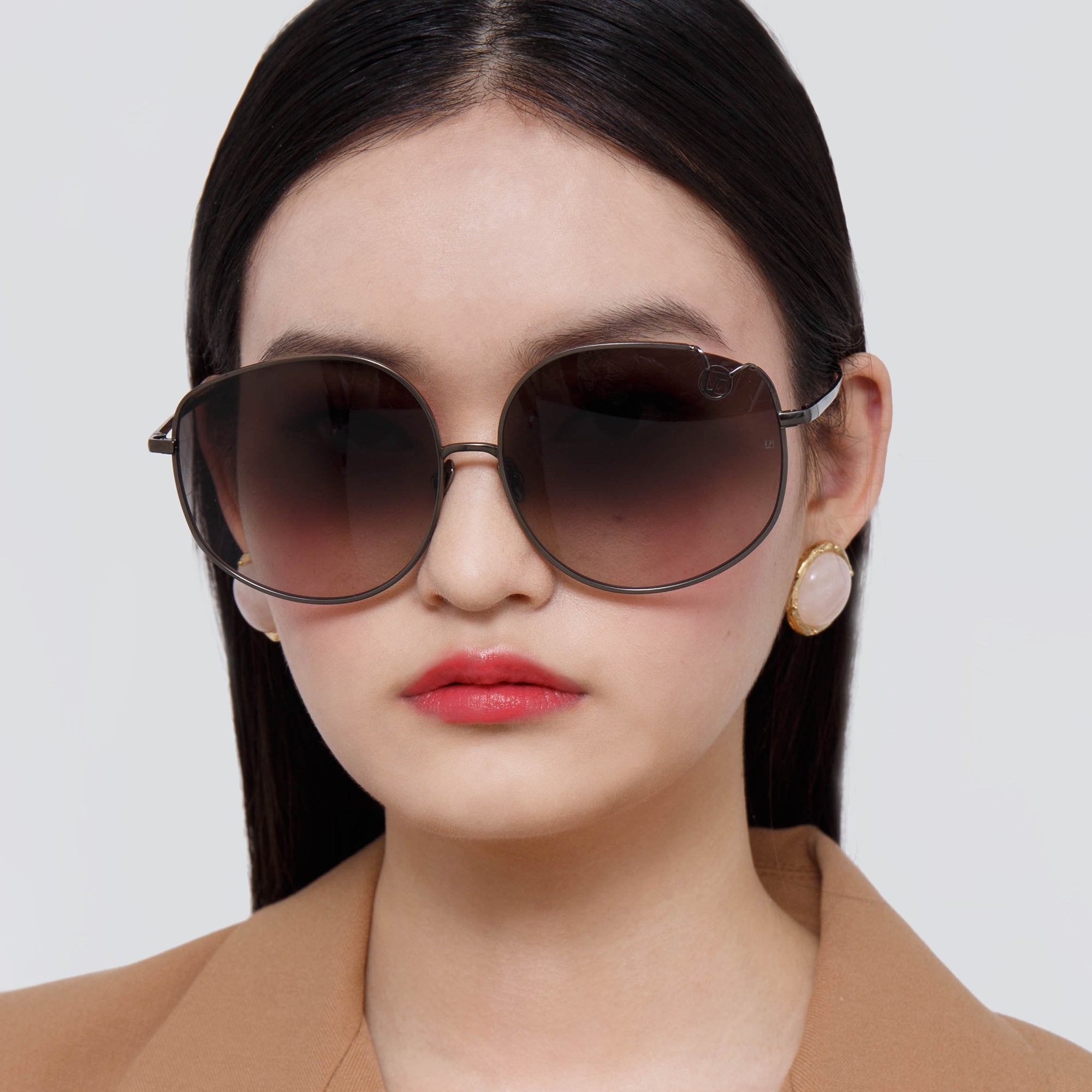 Color_LFL1056C5SUN - Marisa Oversized Sunglasses in Nickel