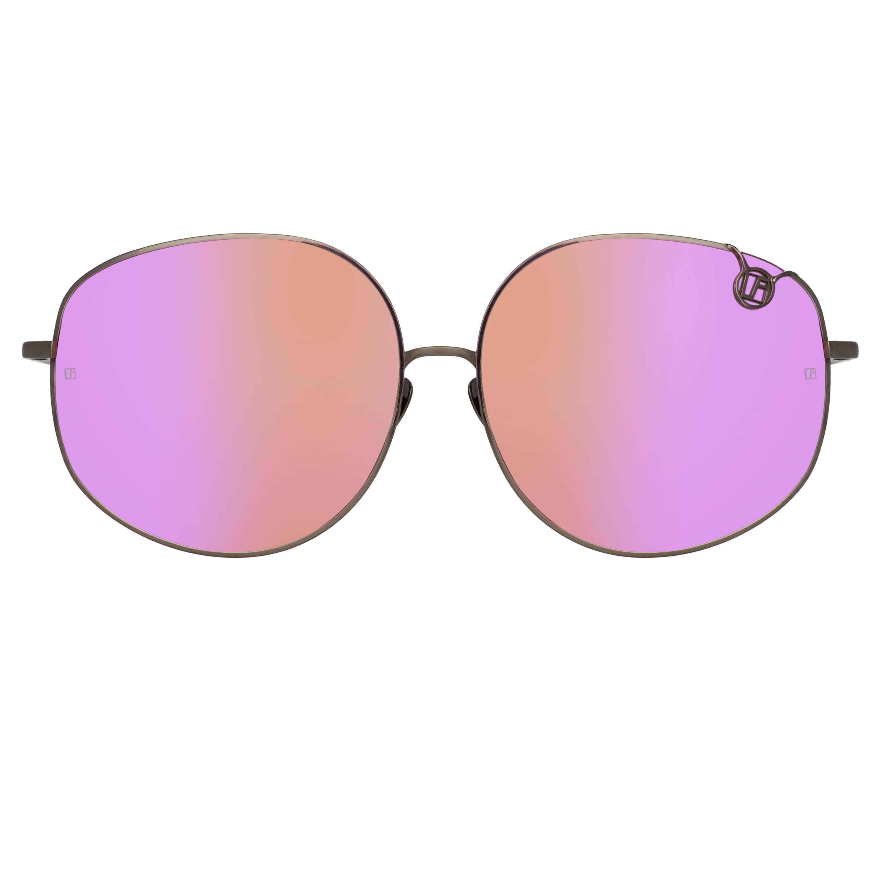 Color_LFL1056C7SUN - Marisa Oversized Sunglasses in Nickel and Pink