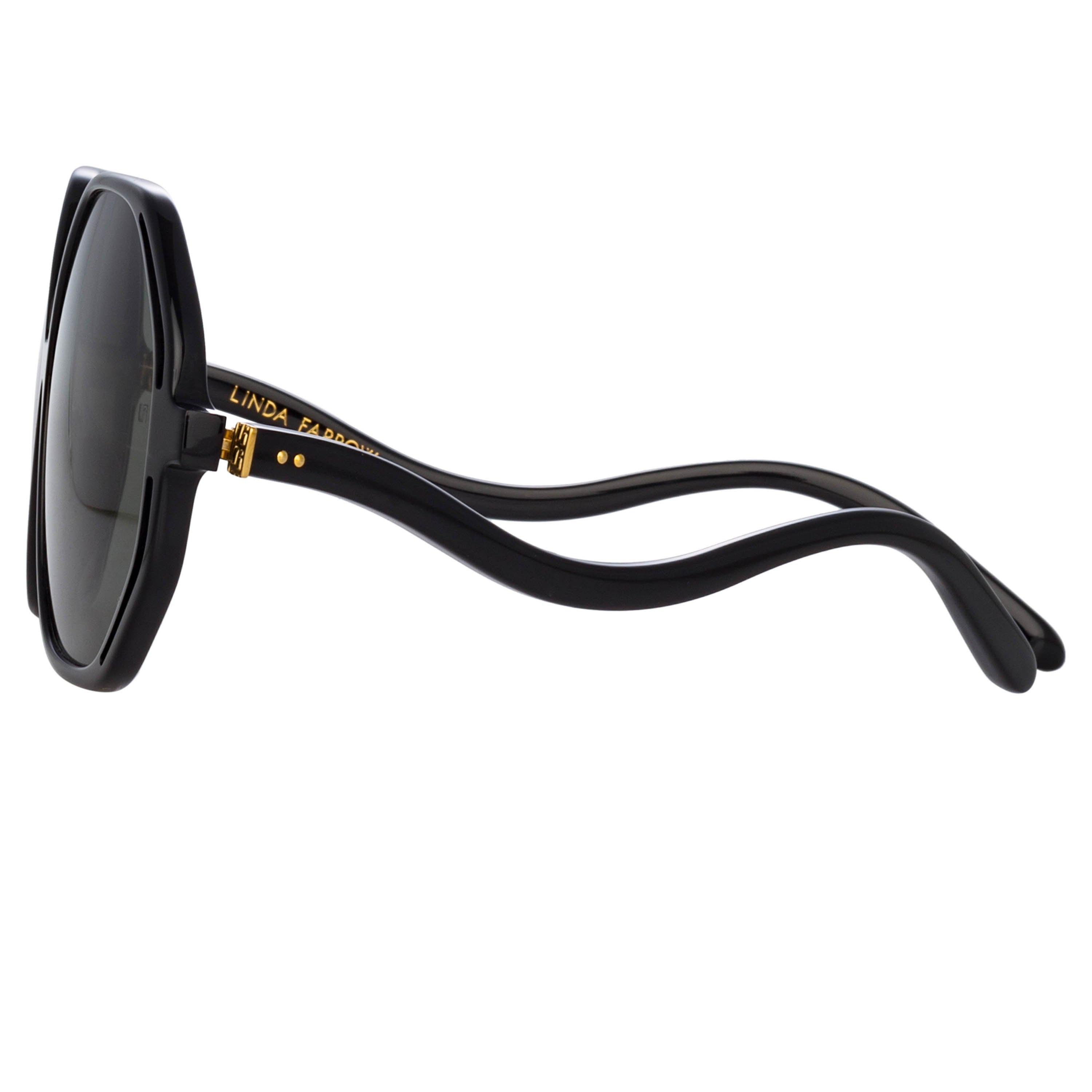 Color_LFL1058C1SUN - Una Oversized Sunglasses in Black