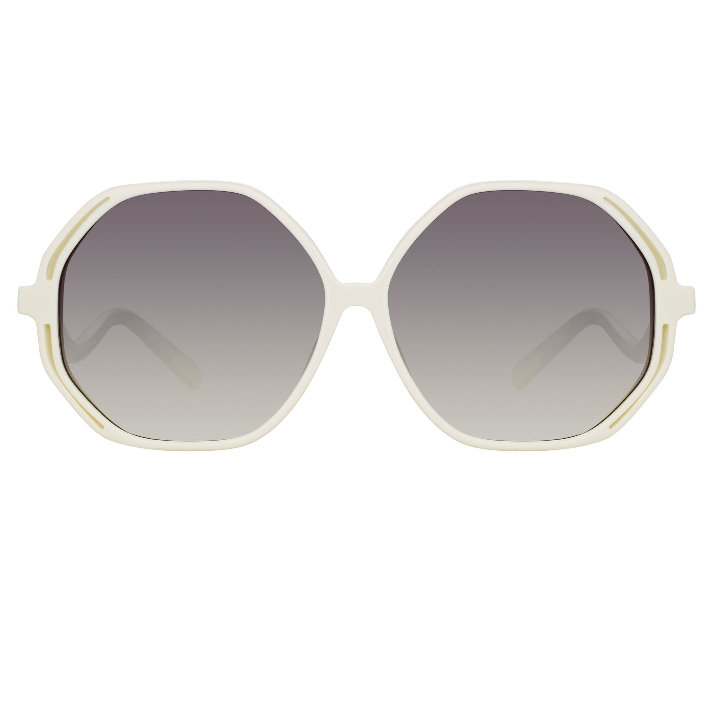 Color_LFL1058C3SUN - Una Oversized Sunglasses in White