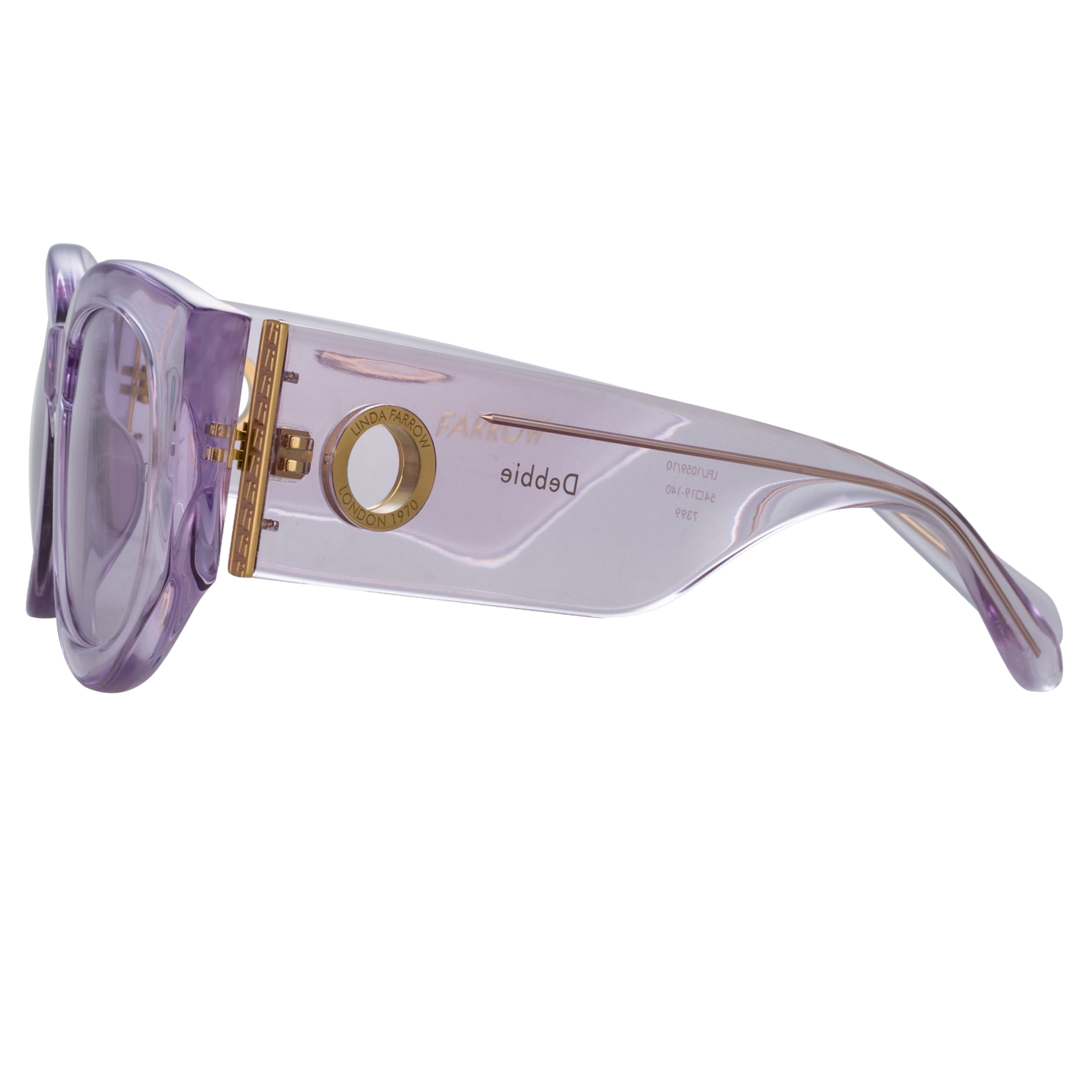 Color_LFL1059C10SUN - Debbie D-Frame Sunglasses in Lilac