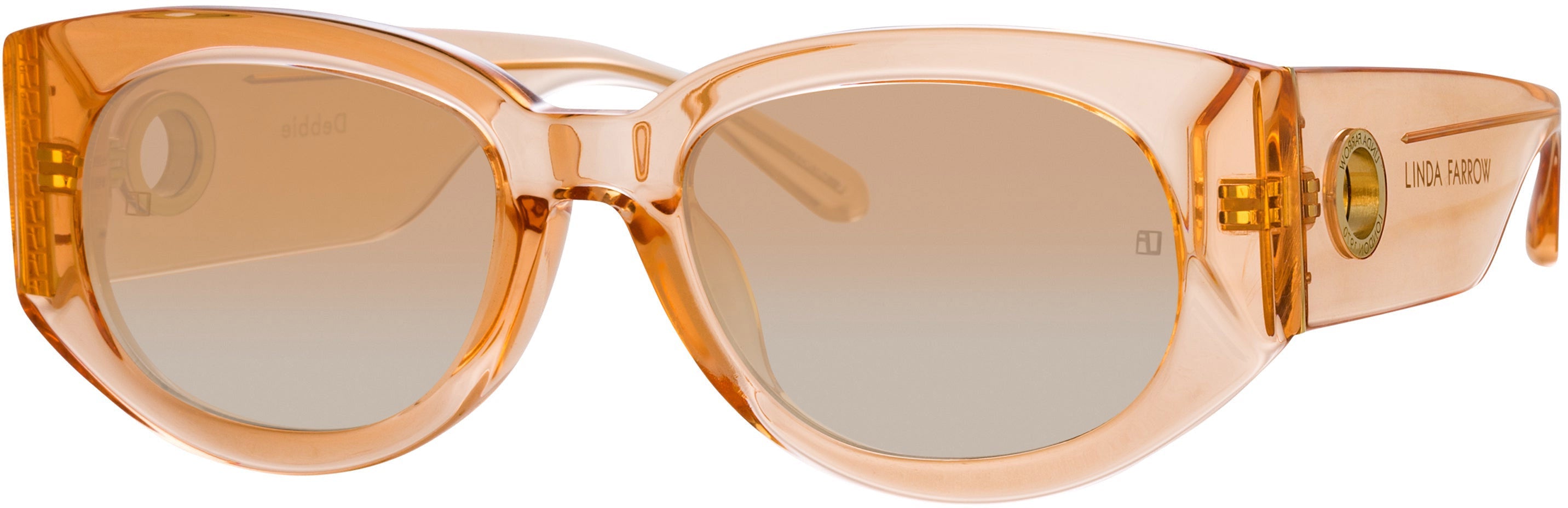 Color_LFL1059C8SUN - Debbie D-Frame Sunglasses in Peach