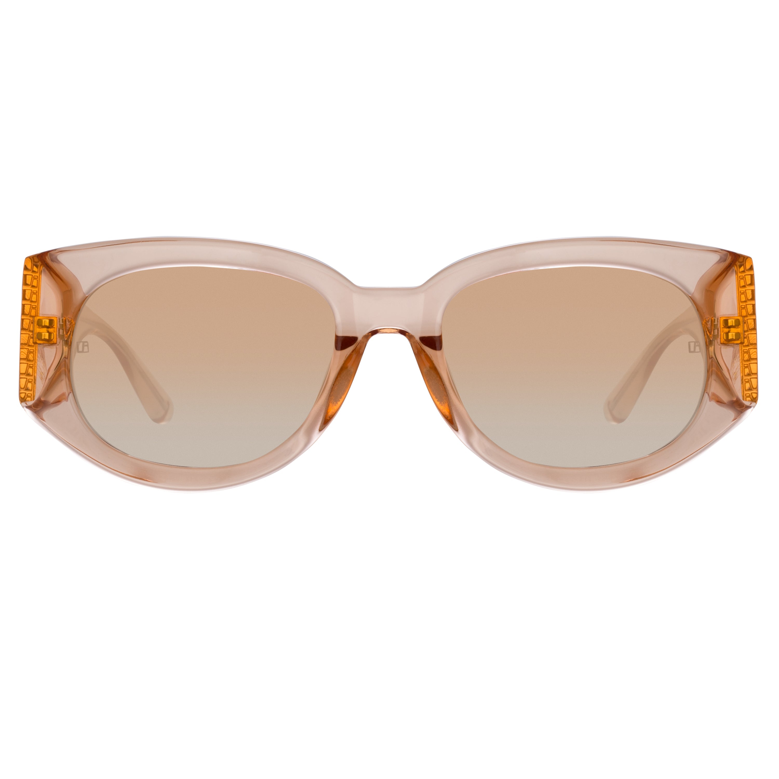Color_LFL1059C8SUN - Debbie D-Frame Sunglasses in Peach