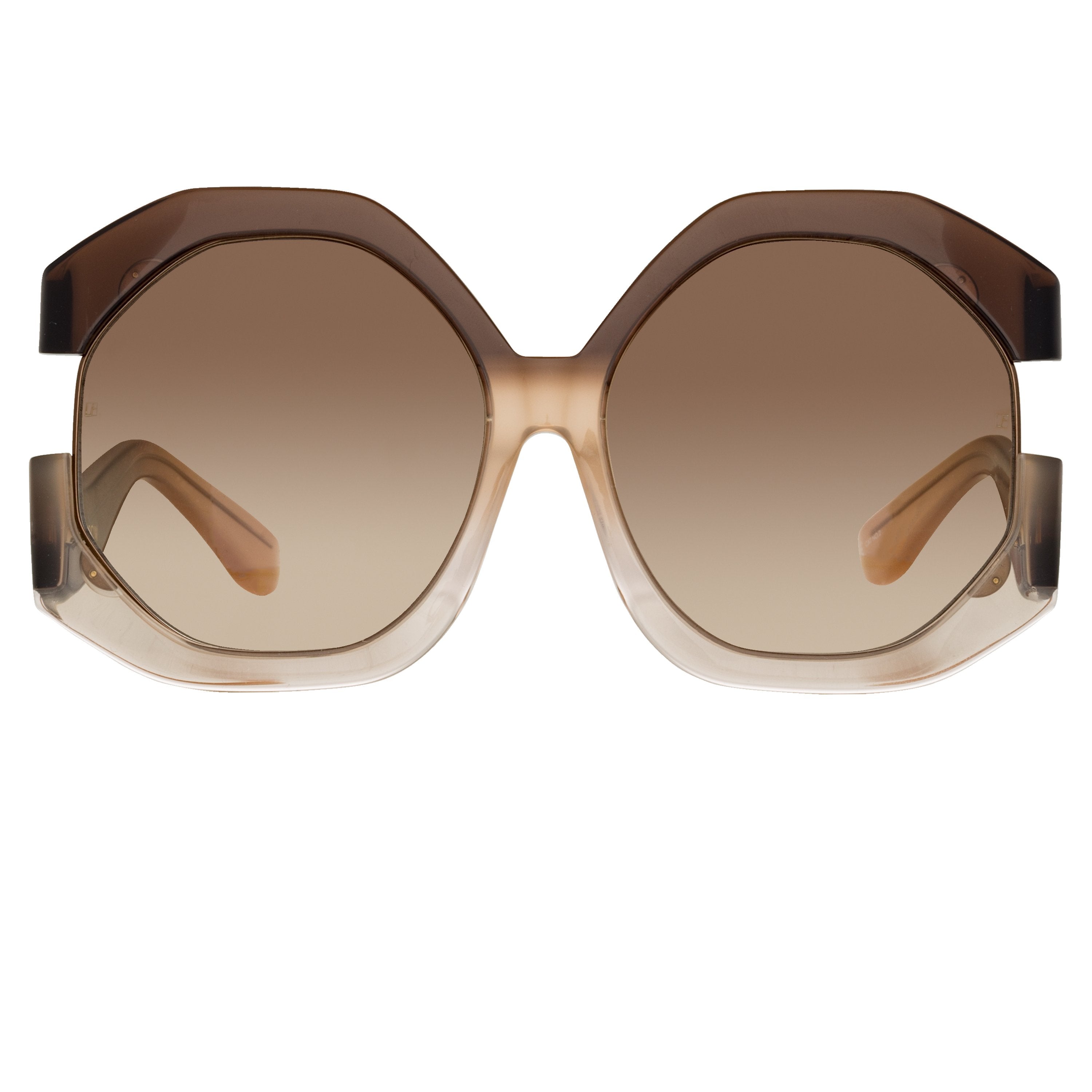 Color_LFL1071C4SUN - Bardot Oversized Sunglasses in Brown