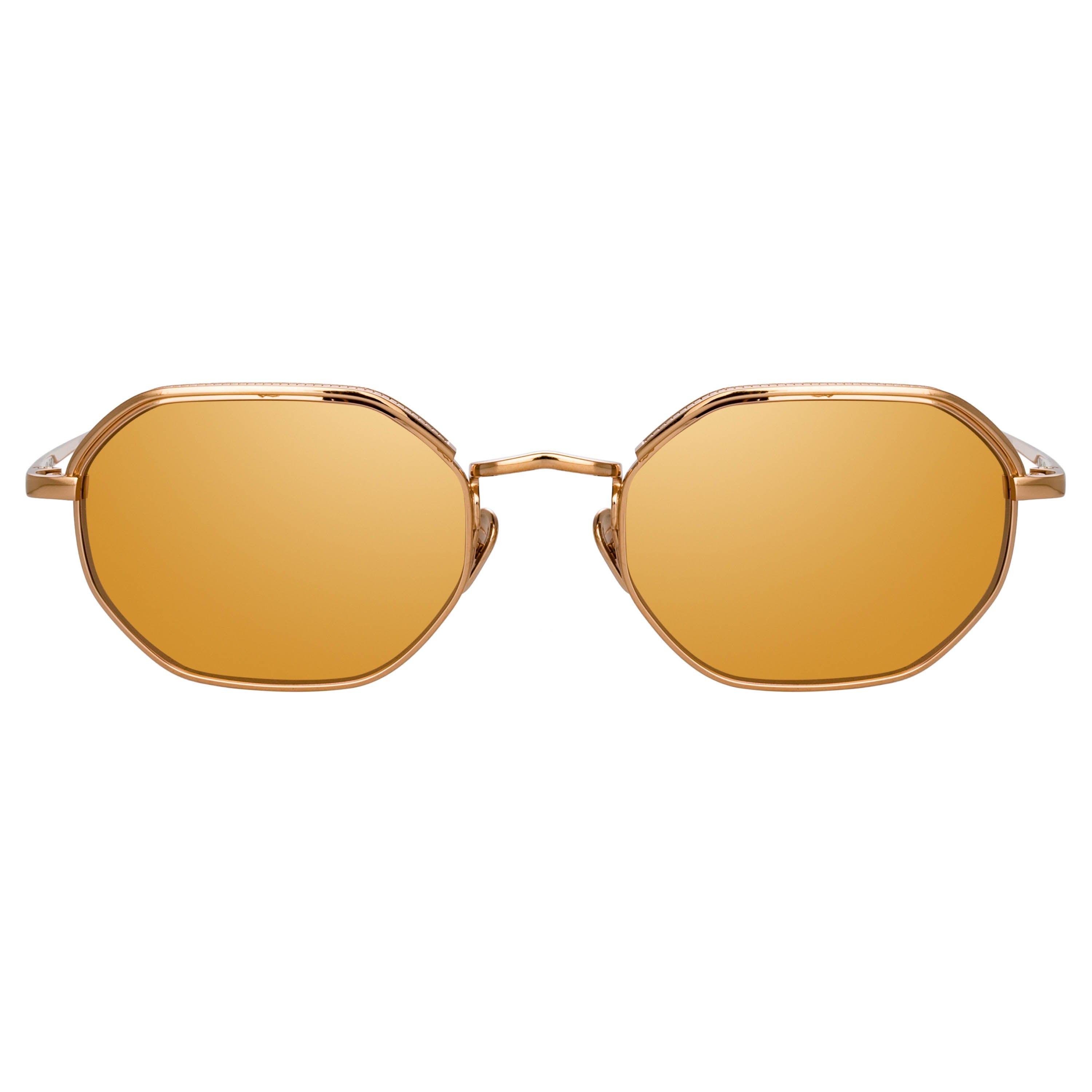Color_LFL1077C4SUN - Shaw Angular Sunglasses in Rose Gold