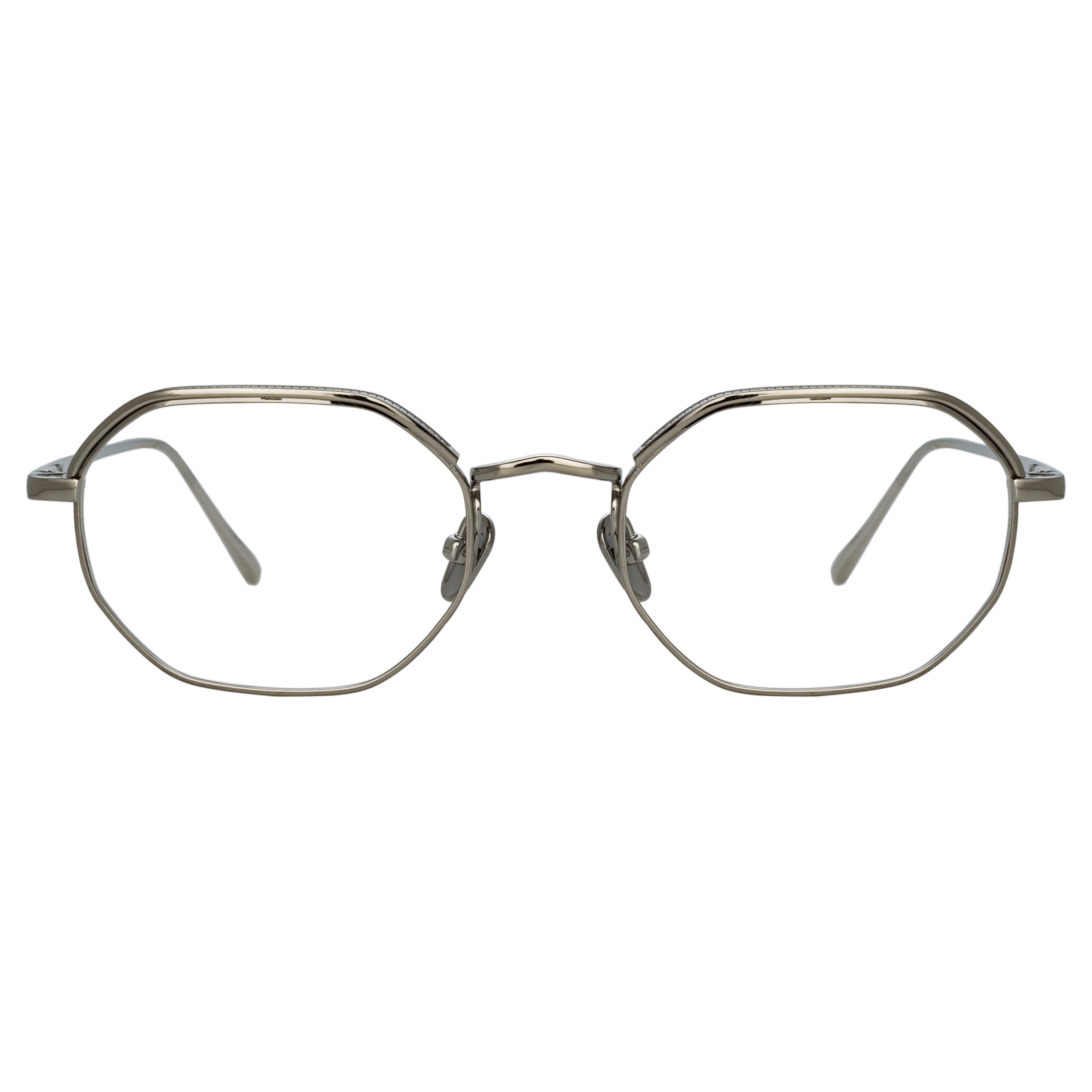 Color_LFL1077C6OPT - Shaw Angular Optical Frame in White Gold