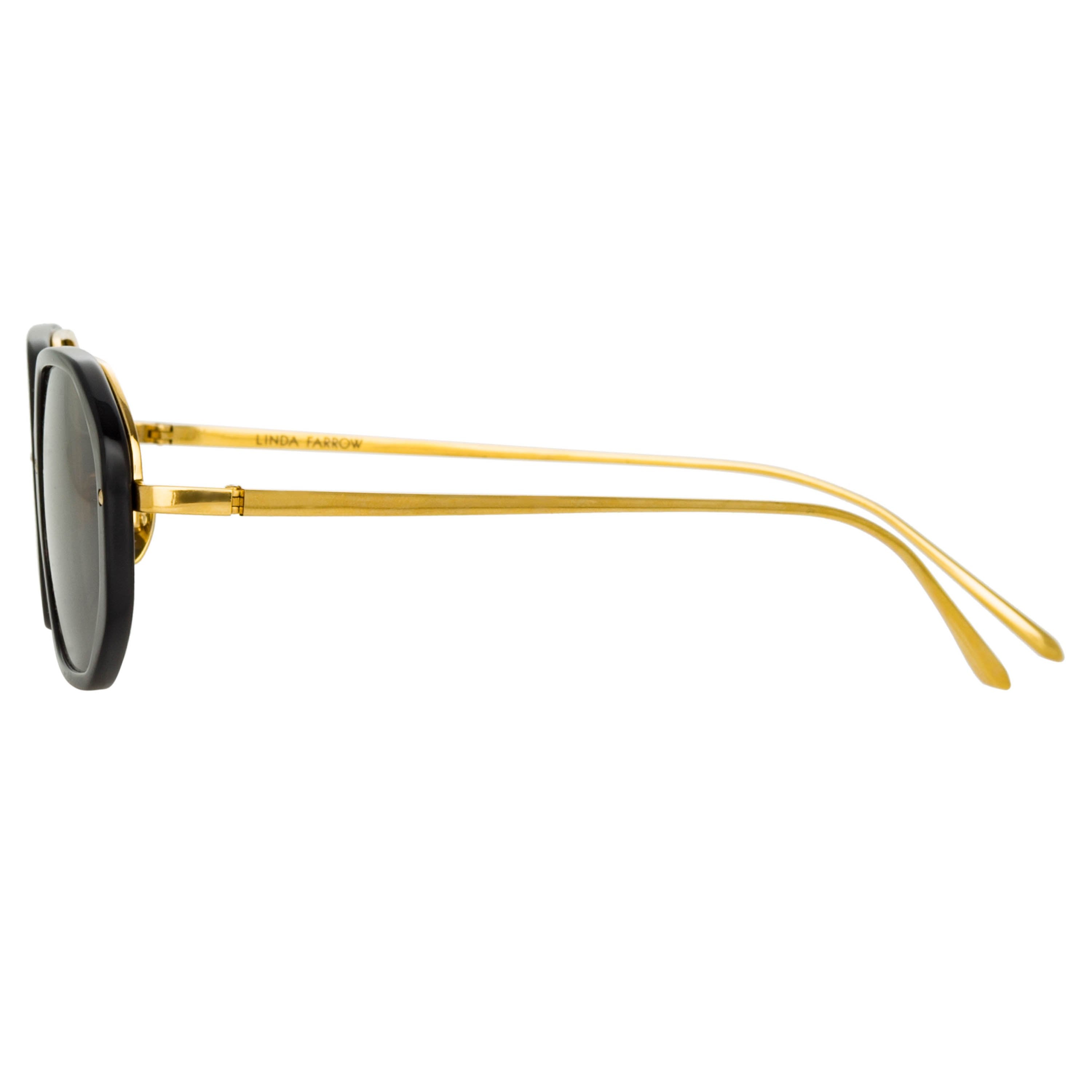 Color_LFL1084C1SUN - Tyler Angular Sunglasses in Black