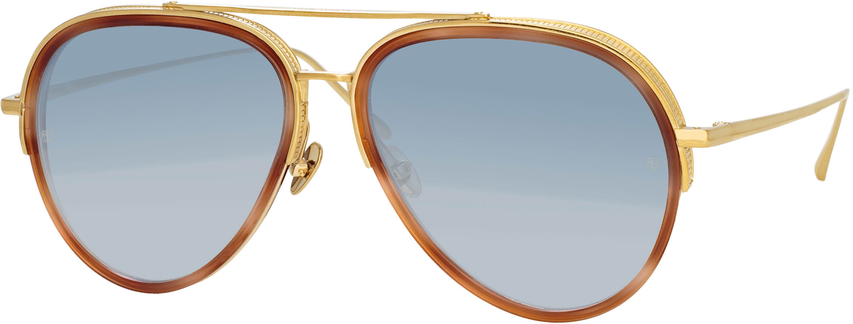 Color_LFL1118C4SUN - Abel Aviator Sunglasses in Horn (Men's)